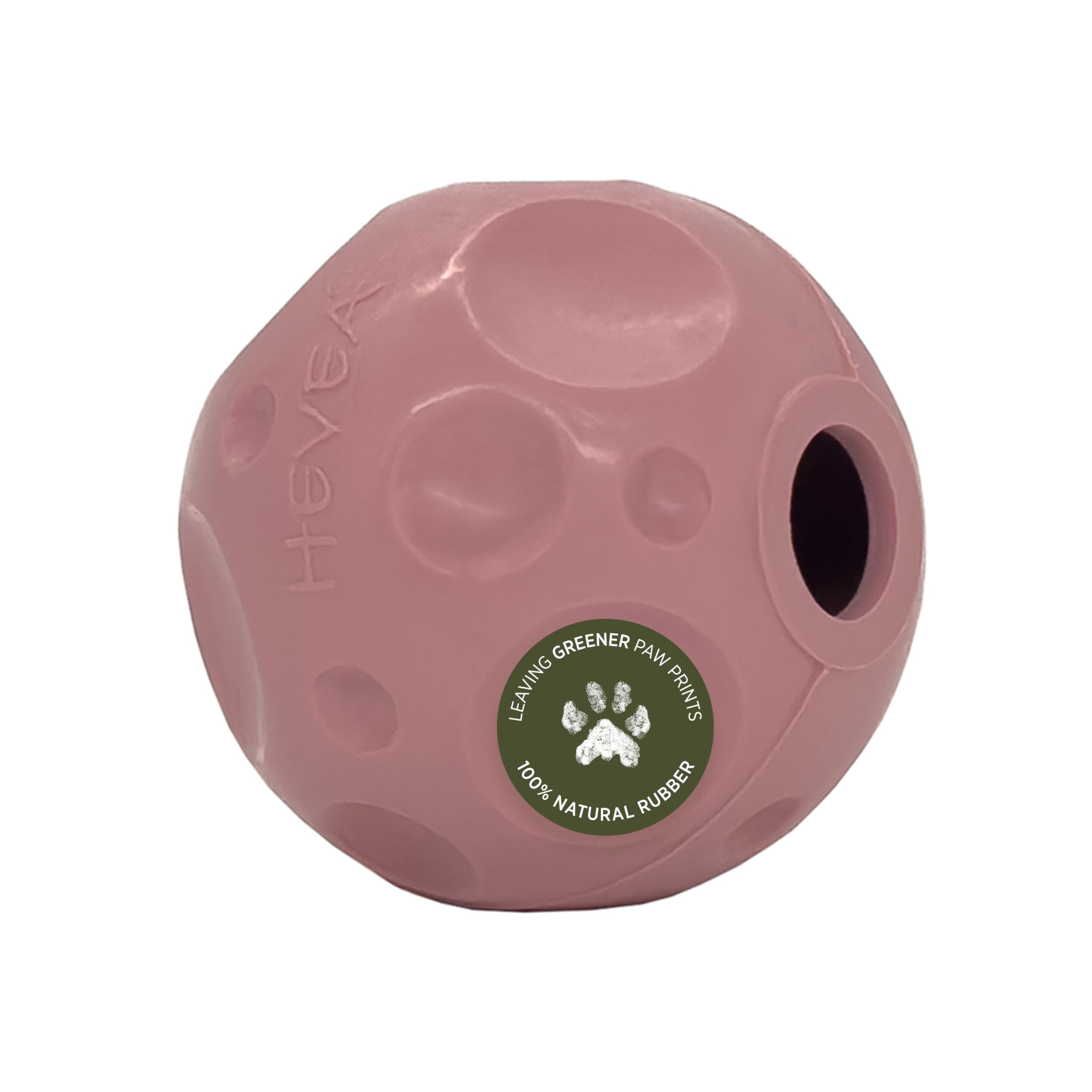 Hevea Moon Ball Activity Toy For Dogs (Old Rose) (Old Rose)