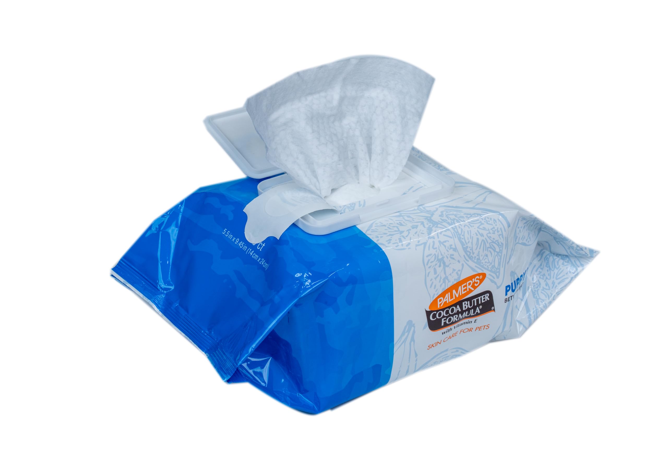 Palmer'S Cocoa Butter Puppy Wipes For Between Baths | Cocoa Butter Wipes For Dogs | Paraben & Phthalate Free Dog Grooming Wipes