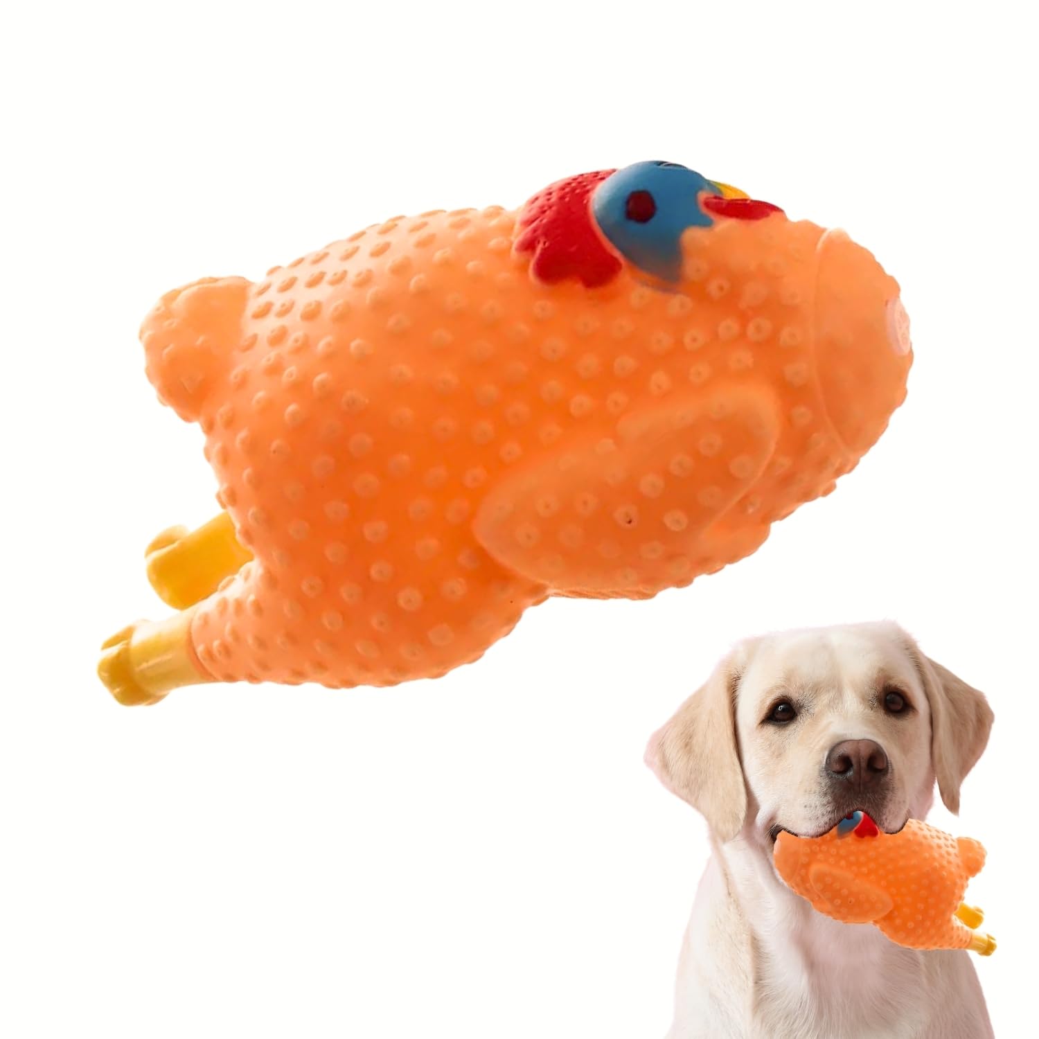Western Era Squeaky New Turkey Chicken Toy Provides A Joyful And Celebratory Experience For Your Pet, Promising Hours Of Enterta
