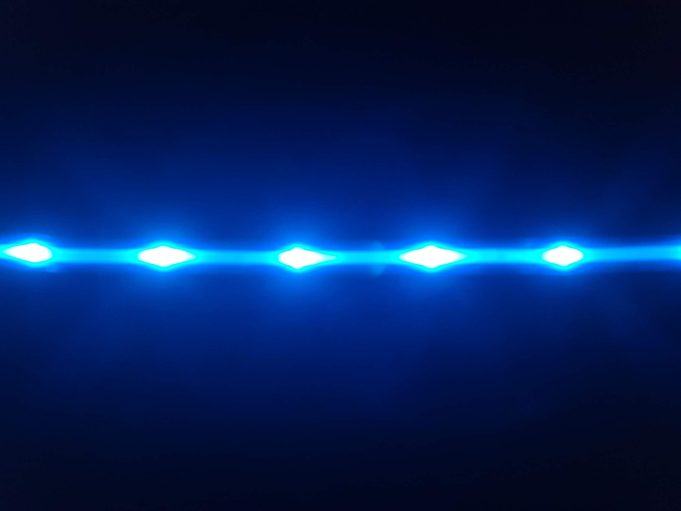 Blazin Light Up Led Dog Leash - 1,000 Feet Visibility - Usb Rechargeable, Waterproof, Glow In Dark - 6 Foot, Light Blue