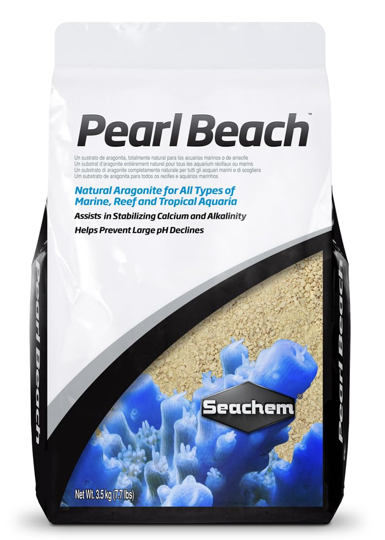Seachem Pearl Beach Aragonite Gravel, 7.7 lb