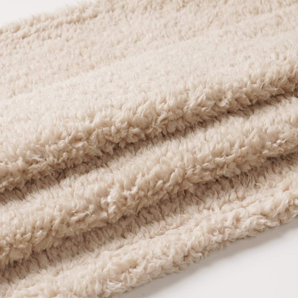 1 Pack 3 Calming Blankets Fluffy Premium Fleece Pet Blanket Soft Sherpa Throw For Dog Puppy Cat Beige Medium (30'' X20'')