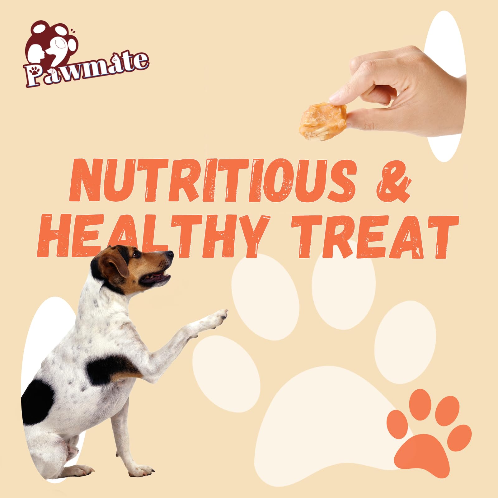 Pawmate Chicken Wrapped Banana Slices Dog Treats Small Dogs, Healthy Rawhide-Free Low Fat Soft Training Snacks Chews with Taurin