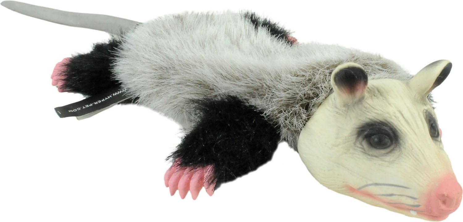 Hyper Pet Real Skinz Opossum Plush Dog Toy