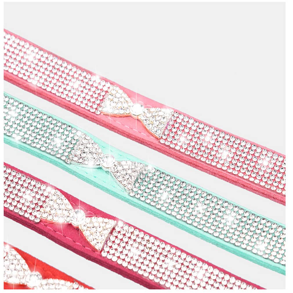 Black Xxs Dog Collar,Diamond Puppy Collars Girl, Rhinestone Dog Collar,Bling Cat Collar Pretty Jewel Glitter Sparkly Pet Collars For Xxs Xs Small Medium Dogs Kitten Female, Xxsmall