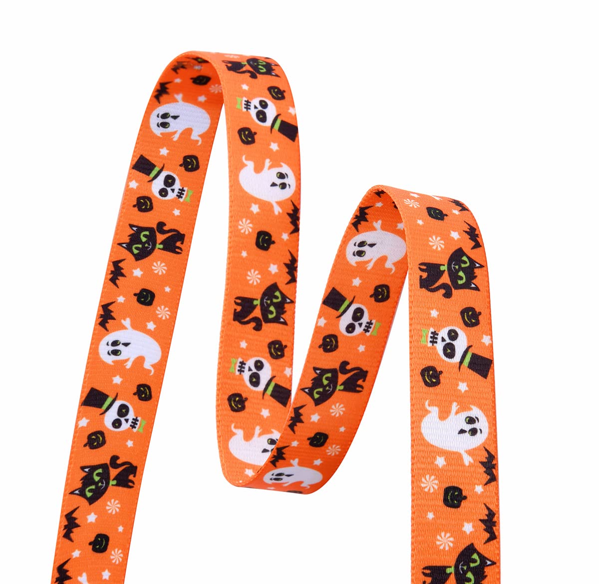 Hqyddmi Halloween Dog Collar With Pumpkin Bat Cats, Ghosts Print, Soft Comfortable Adjustable Collars For Small Medium Large Dogs(Halloween,L)