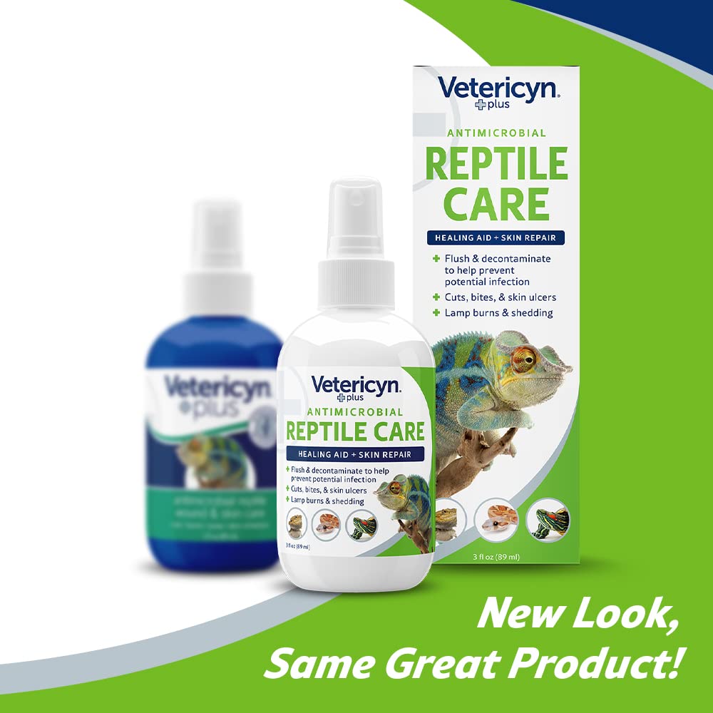 Vetericyn Plus Reptile Wound Care Spray | Reptile Skin Repair, Help Care for Reptile Wounds, Including Scale Rot, Lamp Burns, an