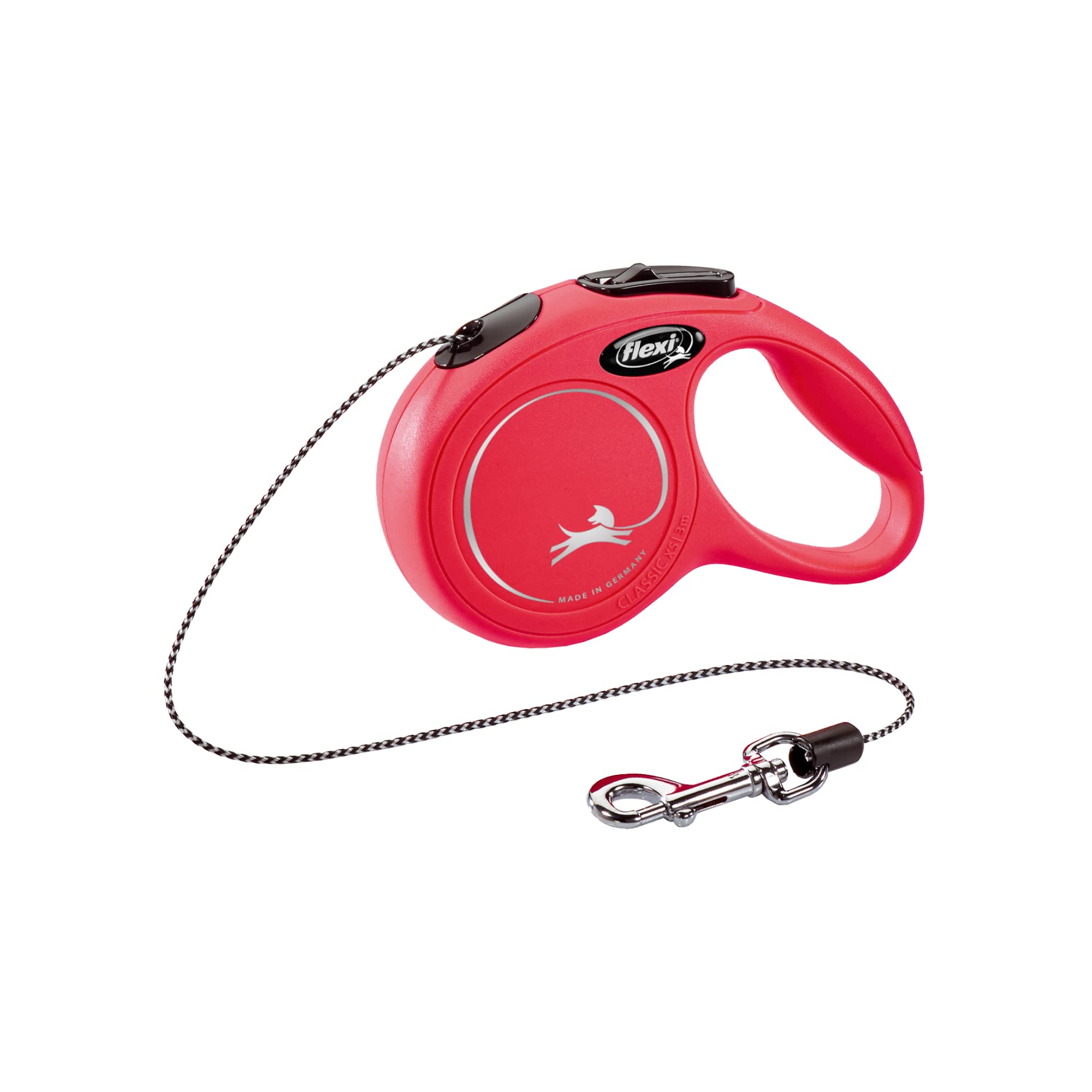 Flexi New Classic Retractable Cord Leash Red