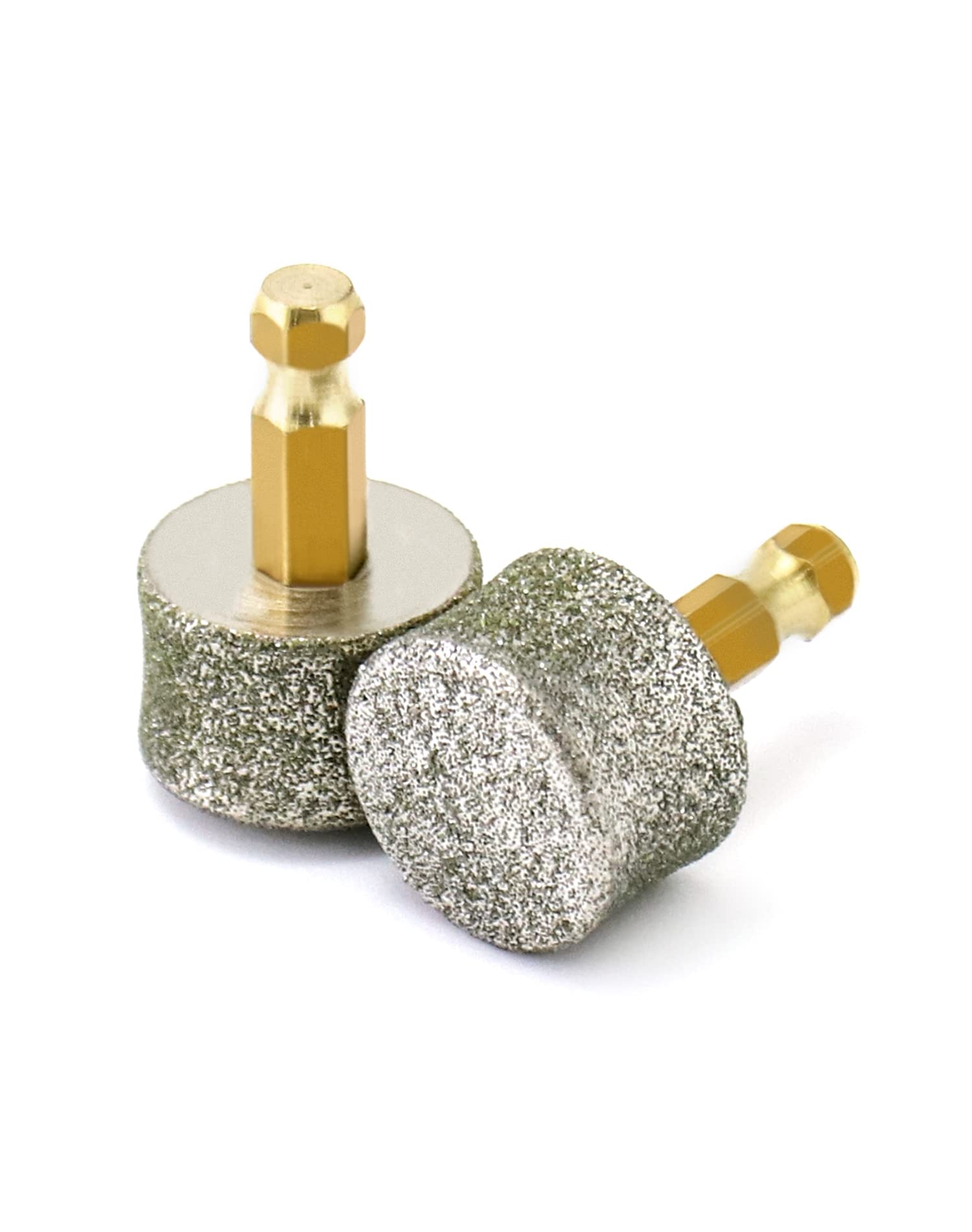QWORK Dog Nail Grinder Replacement Head, 10 PackPet Nail Grinder Diamond Tip Replacement, Professional Spare Grinding Head for E