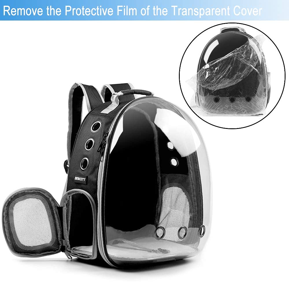 Beikott Cat Carrier Backpack, Dog Backpack, Ventilate Pet Cats Puppy Dogs Birds Bunny Backpack For Travel Indoor Outdoor Use(Pin