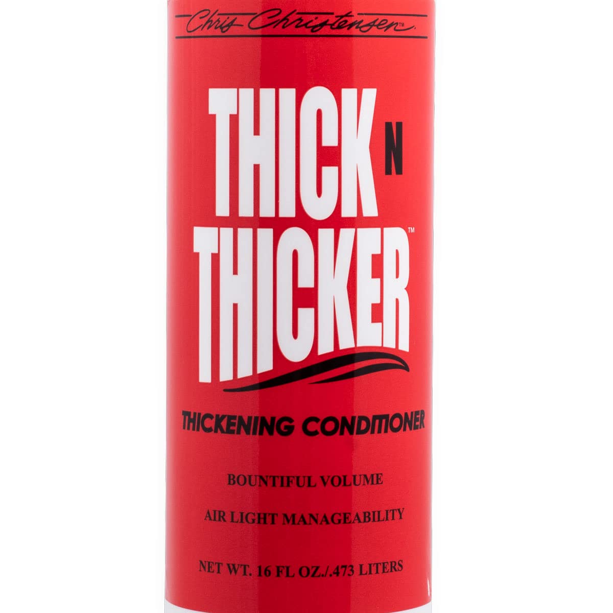 Chris Christensen Thick N Thicker Dog Conditioner, Pro-Vitamin Formula, 16 oz, White, Model 01262, Adds Volume for All Coat Types