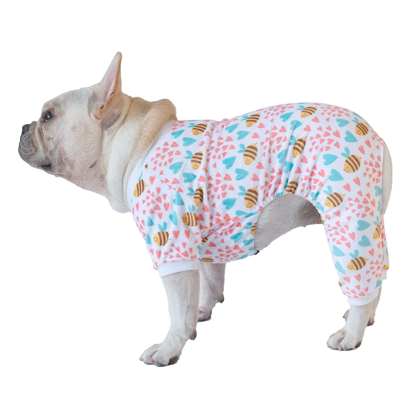 Cutebone Dog Pajamas Clothes P179M Medium