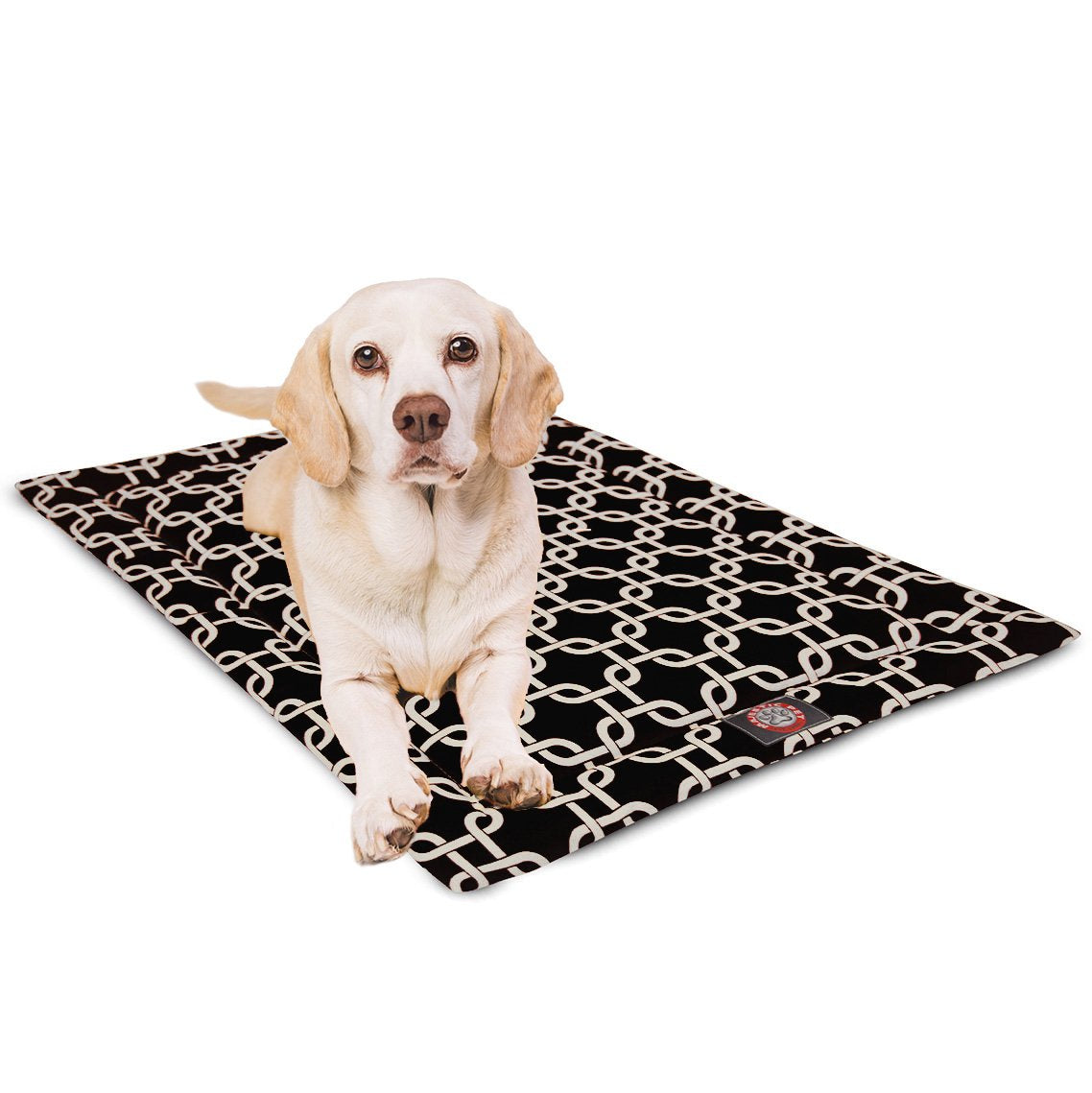 42' Links Black Crate Dog Bed Mat By Majestic Pet Products