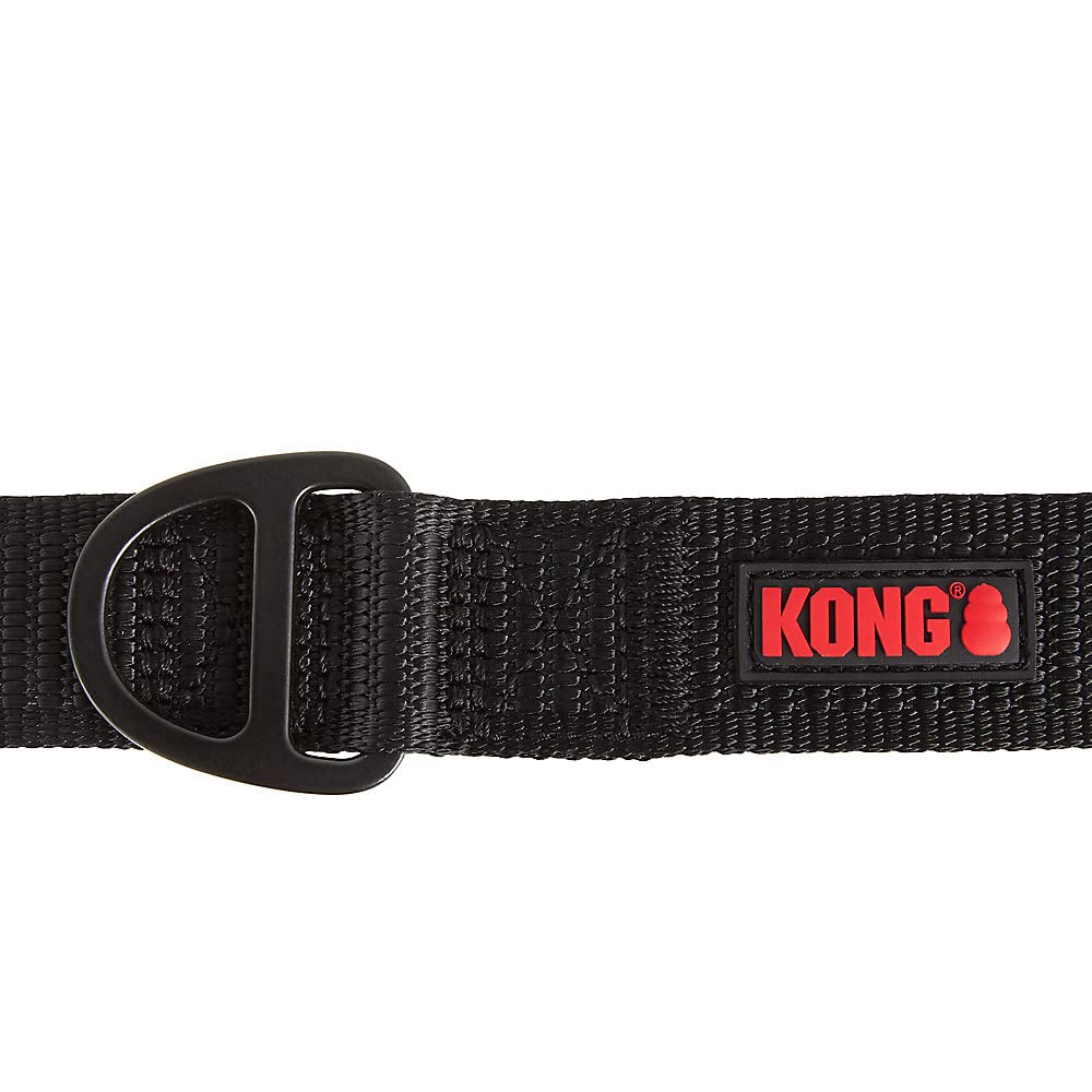 KONG Max HD Traffic Handle Leash - Ultra Durable Metal, 6 Ft, Black
