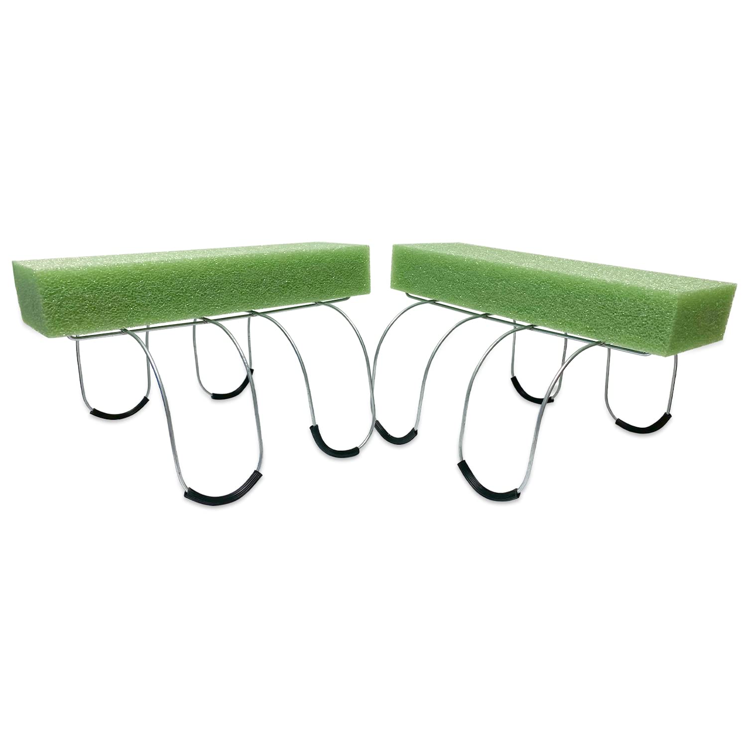 2 Pack 12 Inch Wire Headstone Saddle With Foam Attached Rustproof Galvanized Cemetery Gravestone Saddle Made In Usa