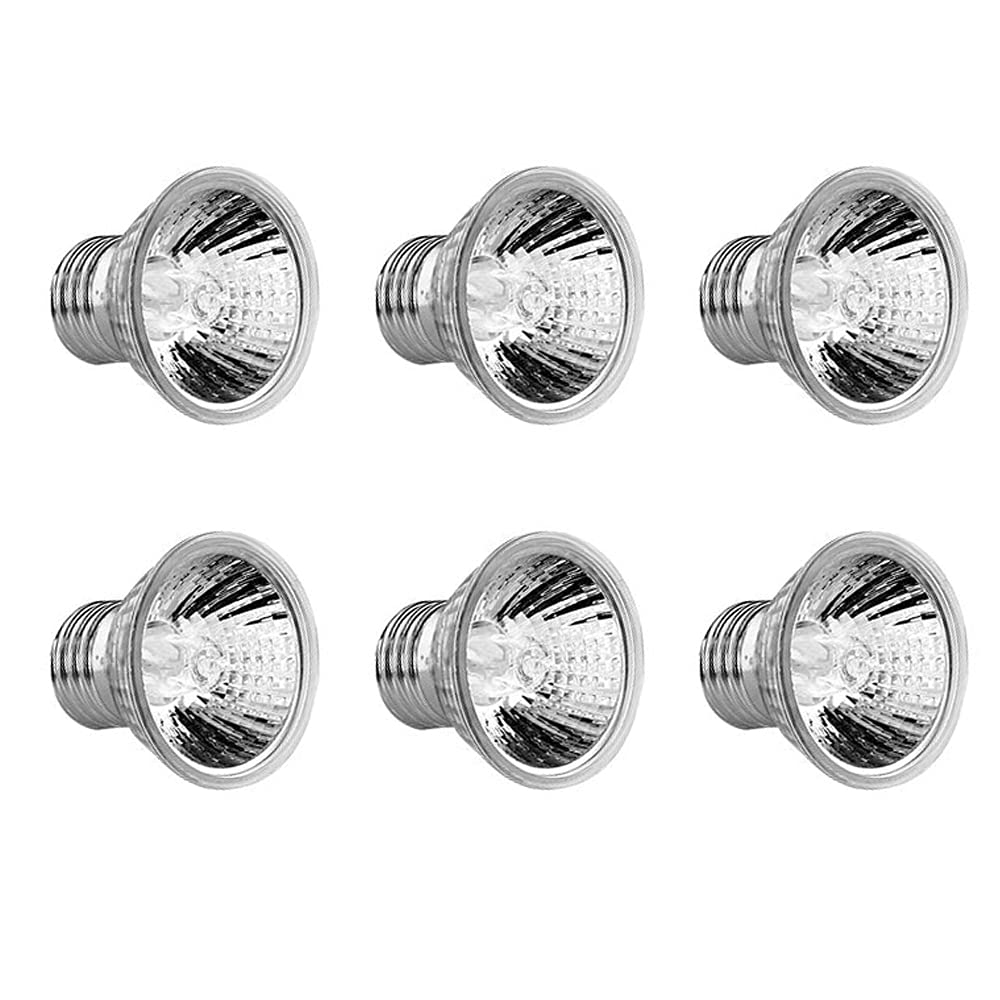 ECOSI 25W UVB Bulb UVA Light Halogen Basking Bulb Reptilian Lamp Lizard Lamp E27 UV Heating Lamp Spot Lamp Full Spectrum Sun Lam