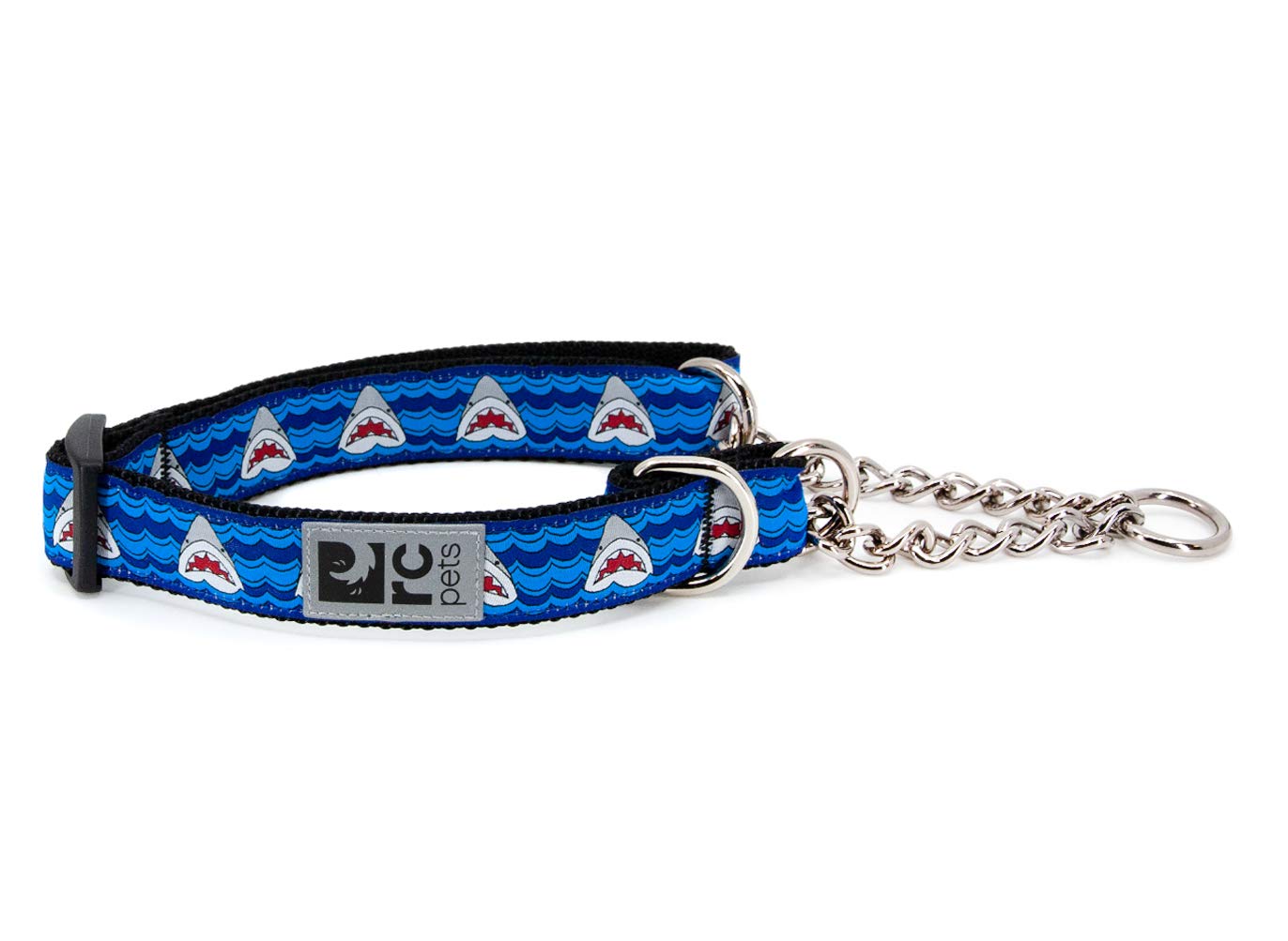 Rc Pets 3/4' Martingale Training Collar, Small, Shark Attack