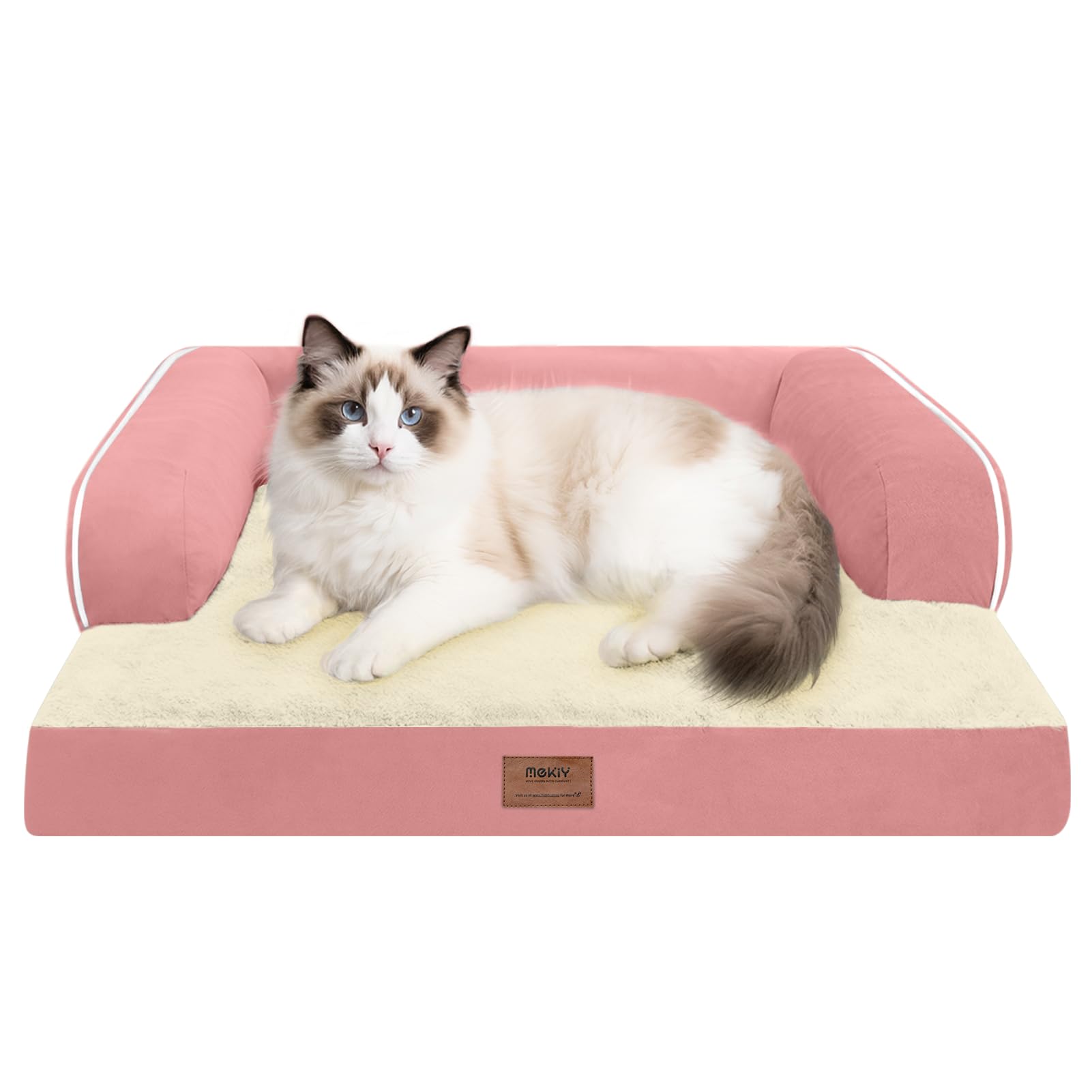Small Dog Bed and Cat Sofa Waterproof Orthopedic Dog Beds for Small Dogs Cat Bed Comfy Pet Couch Sofa Beds with Washable Removab