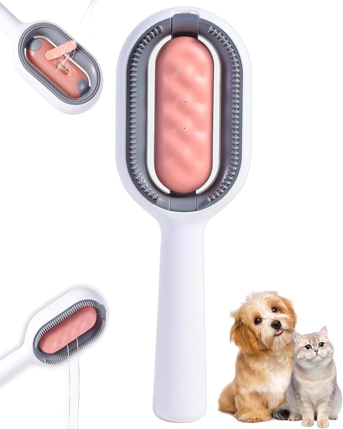 Bohobark Water Brush For Dogs, Steam Brush For Dog, Cat Steam Brush, Dog Comb Cat Comb Remove Static Flying Hair Pet Grooming Br