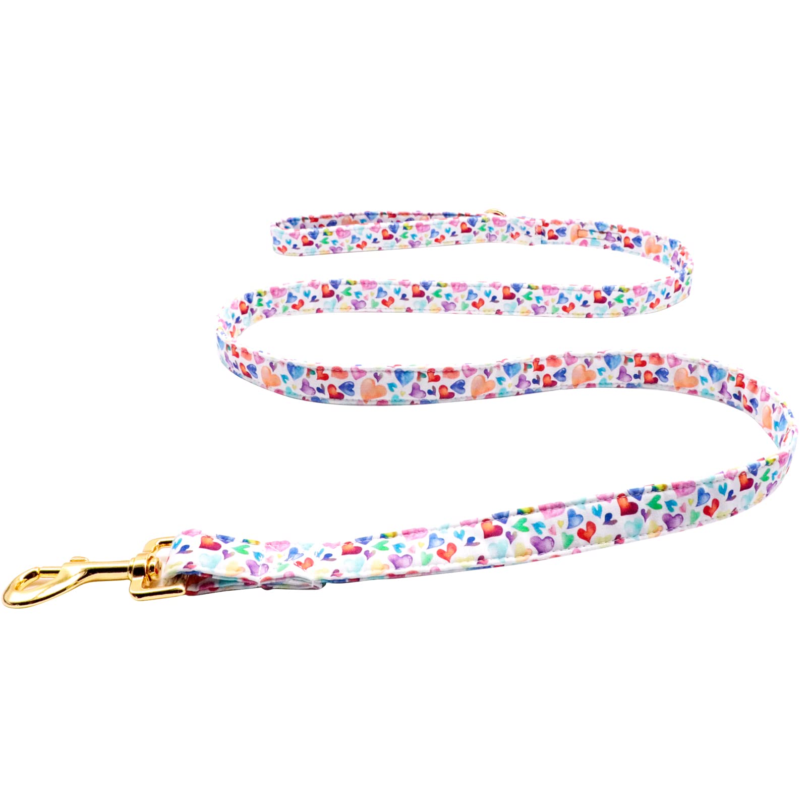 Lionet Paws Valentines Dog Leash Matching Dog Collar For Small Medium Large Dog