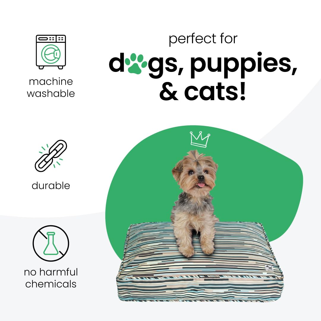 Molly Mutt Small Dog Bed Cover - I Don'T Like Mondays Print - Measures 22   X27   X5   - 100% Cotton - Durable - Breathable - Su