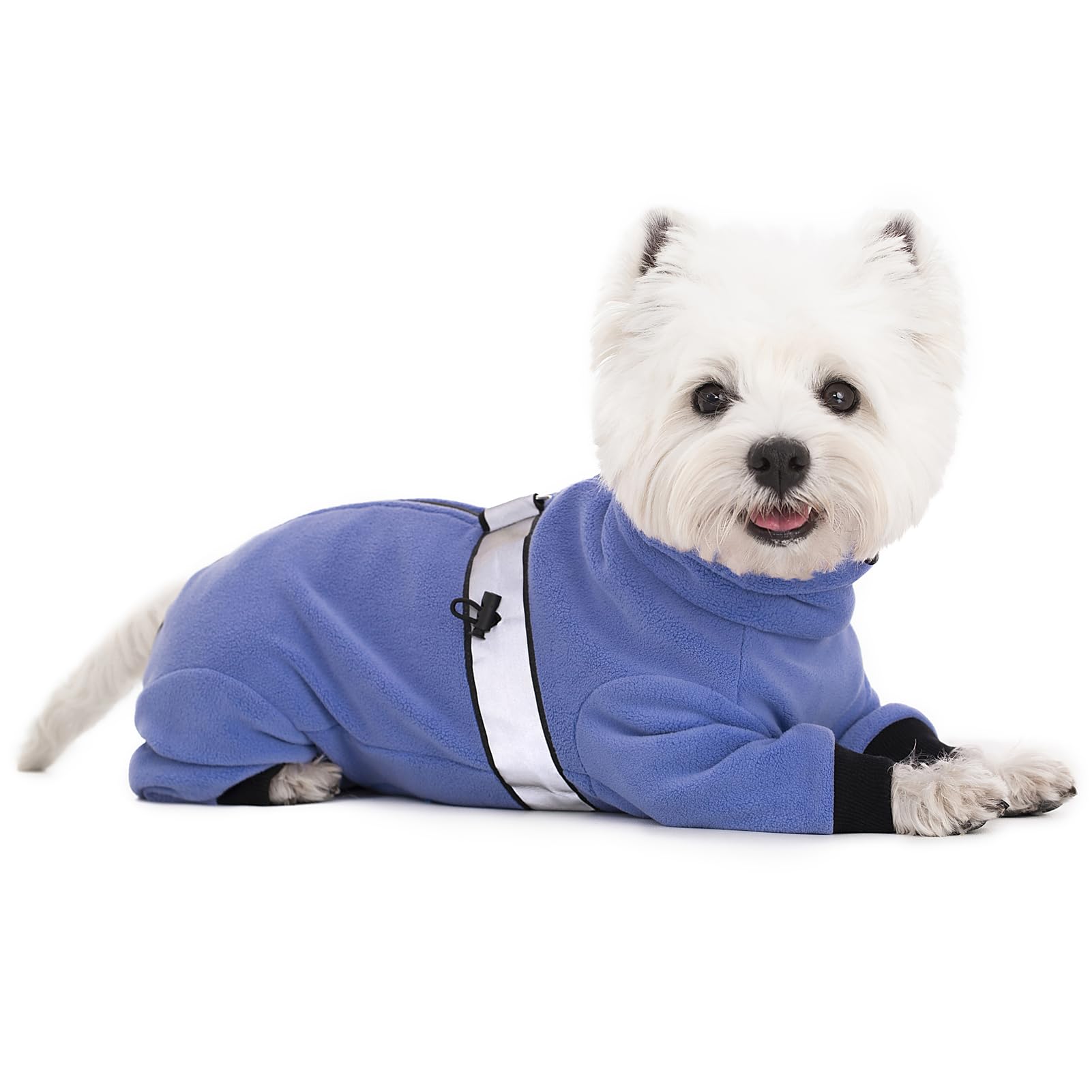 Polar Fleece Coats For Small Dogs, Four-Legged Pajamas Bodysuit For Small Medium Dogs, Winter Jacket Sweater Vest, Warm Clothes