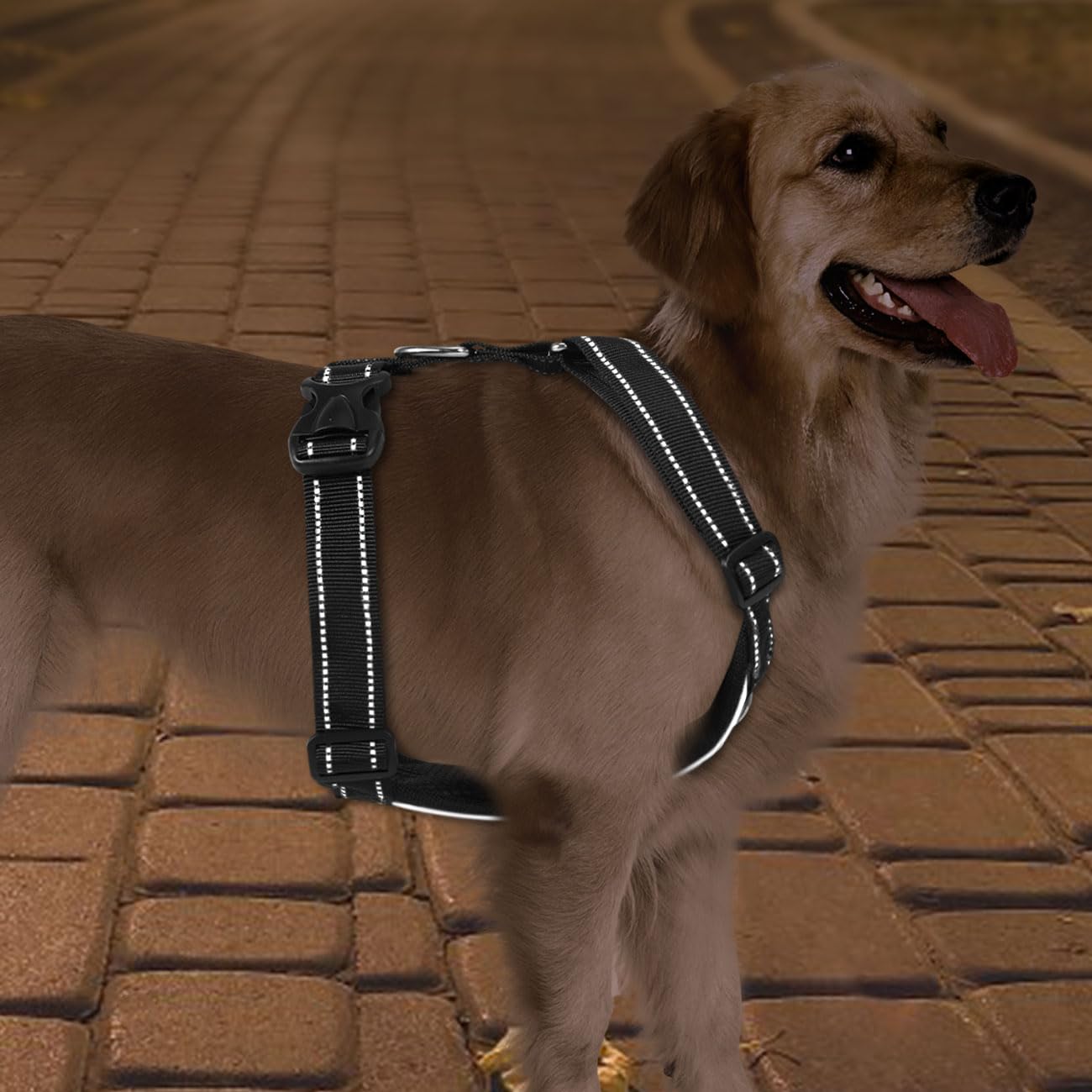 Vavopaw Dog Seat Belt, Safety Vest Dog Car Harness With Reflective Strip & Adjustable Buckle Dog Seat Belt For Vehicle Nylon Pet Safety Seat Belts Heavy Duty(Xl, Carbon Black)