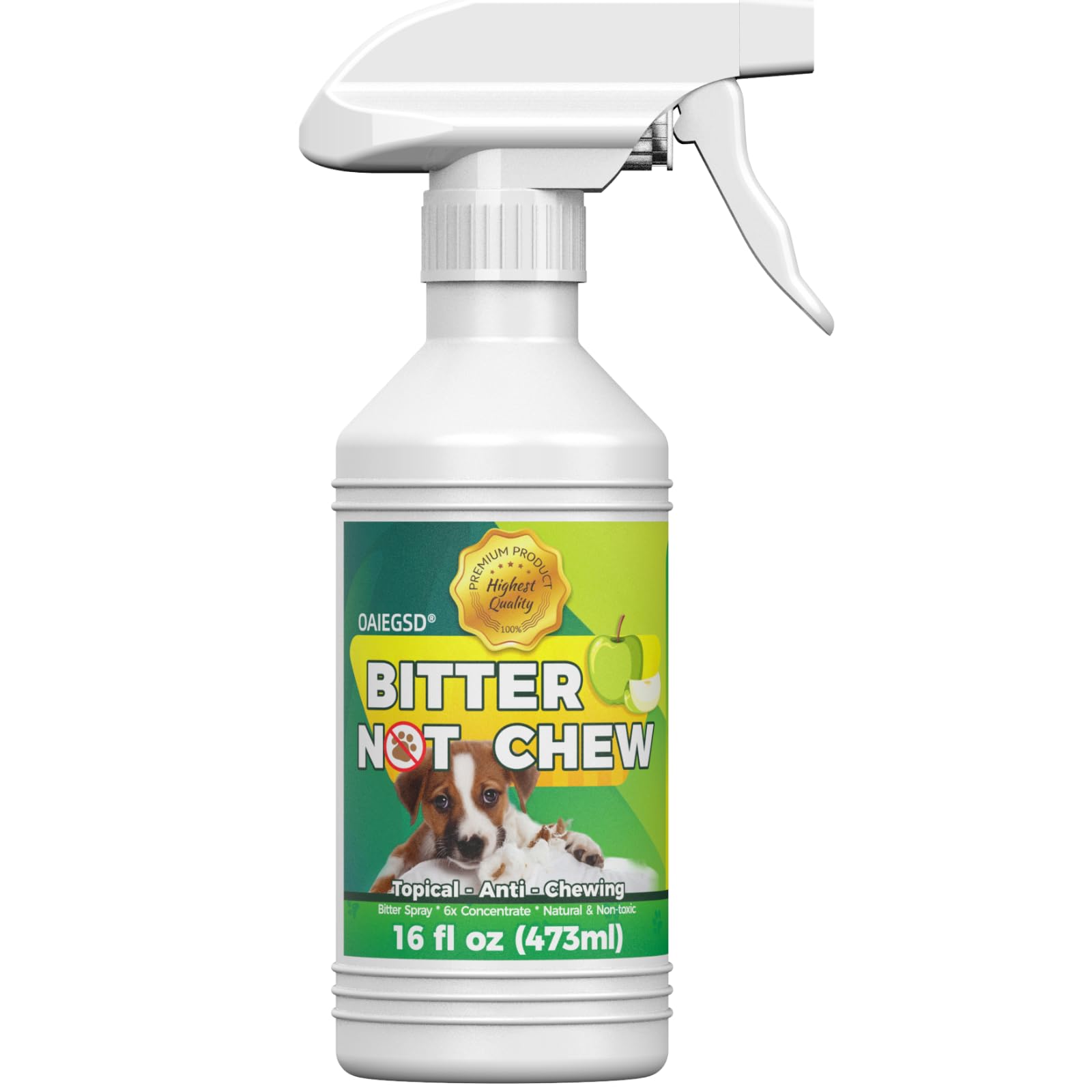 Oaiegsd Dog Spray To Prevent Chewing - Fast-Acting Chew Deterrent - 16Oz
