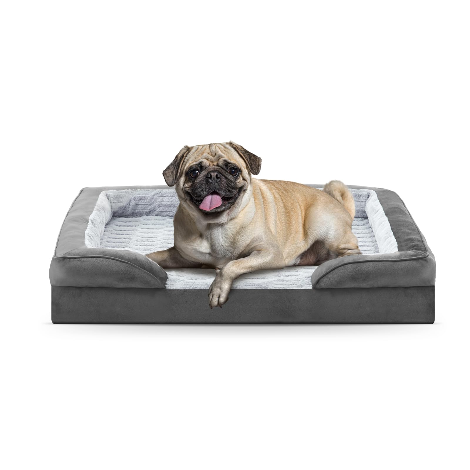 FURTIME Orthopedic Small Dog Beds - Waterproof Ultra Comfy Supportive Foam Pet Couch with Removable Washable Cover, Nonskid Bott