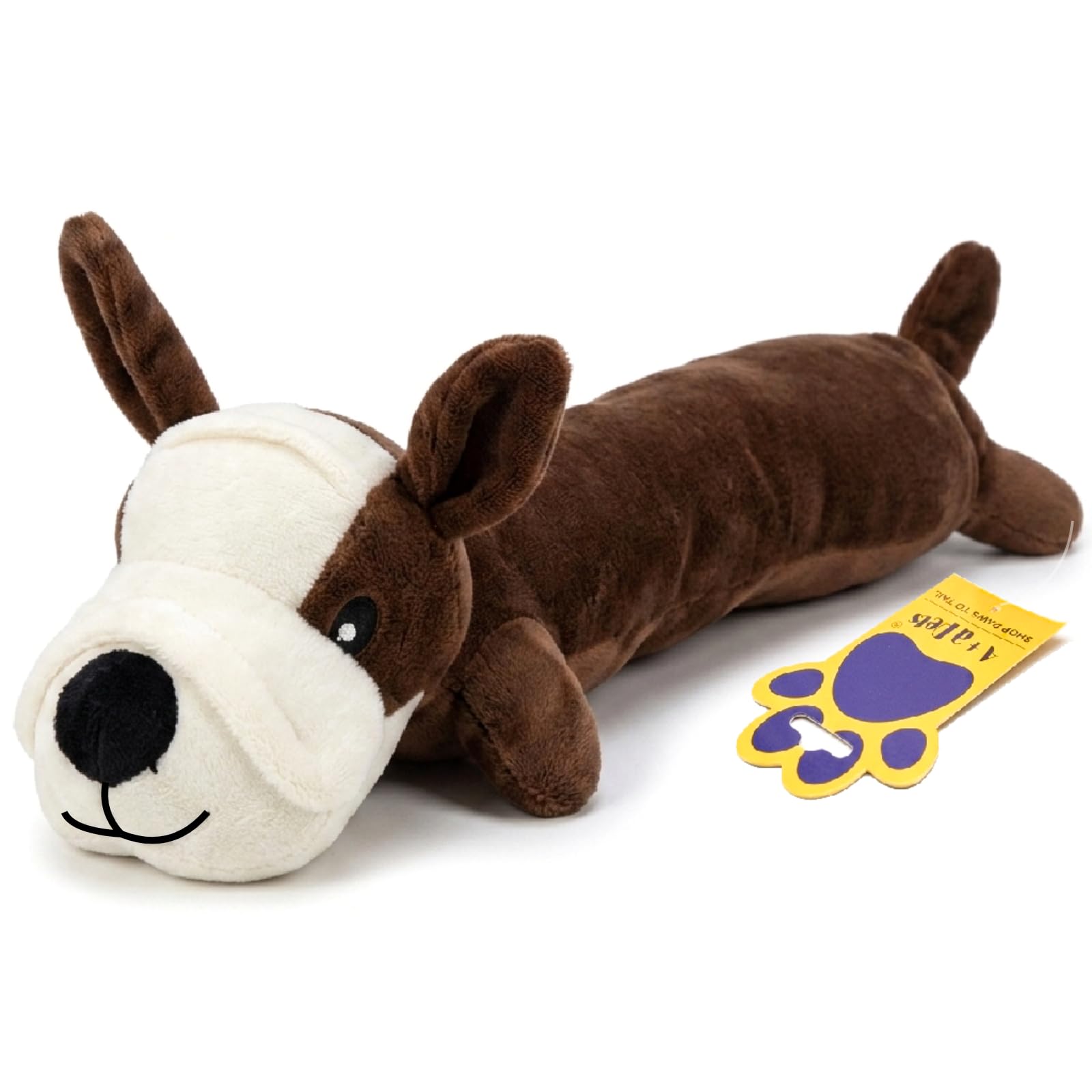 A+A Pets Cafe Collection Plush Squeaky Dog Toy | Interactive Play For Cats, Puppies & Dogs (Spice The Latte)