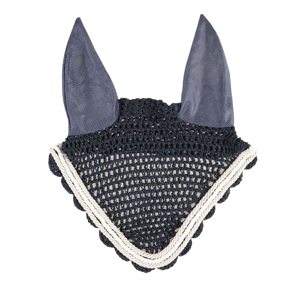Horze Windsor Ear Net - Peacoat Dark Blue - Horse