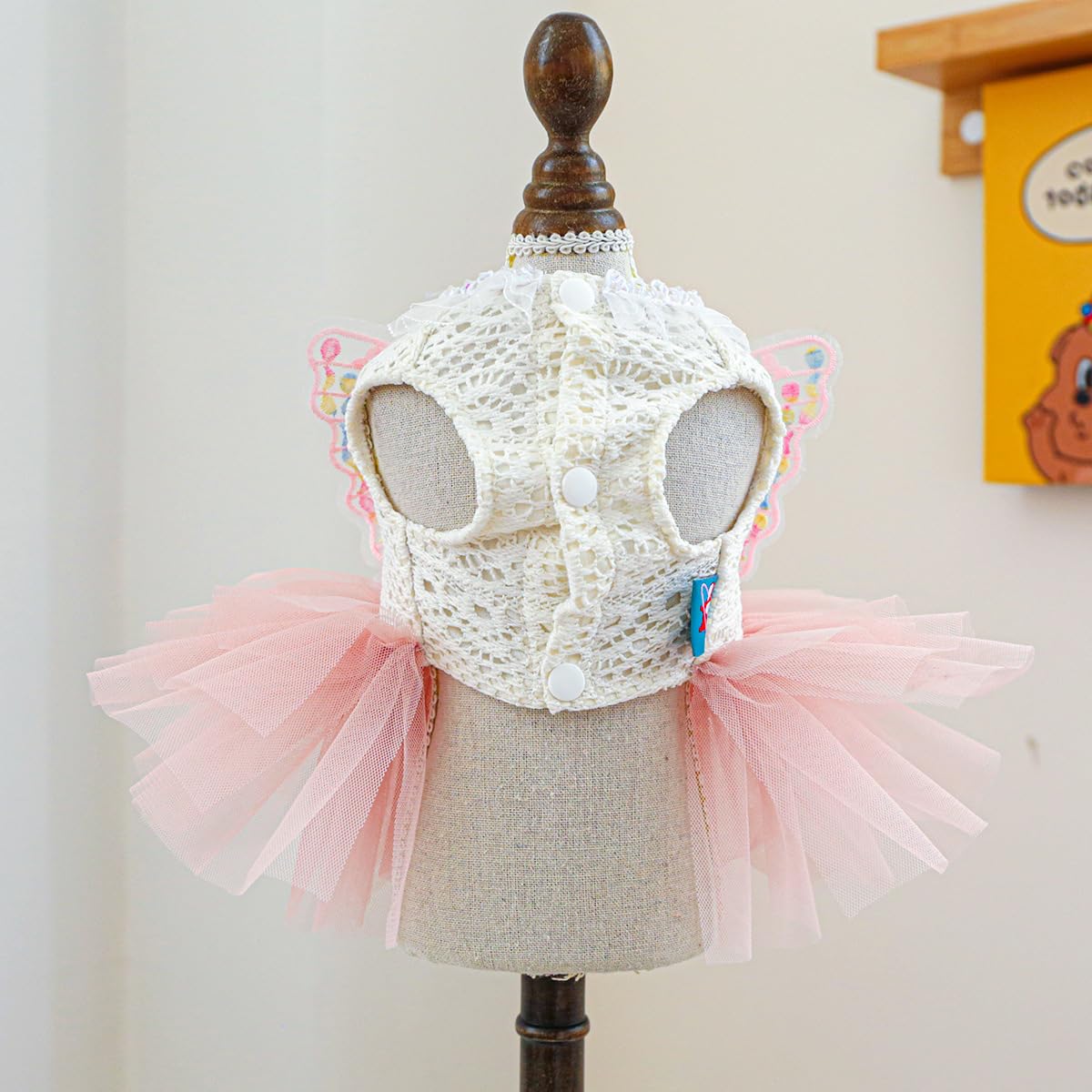Marupet Fashion Sweet Puppy Dog Blingbling Princess Skirt Pet Dog Lace Cake Camisole Tutu Dress B-Pink S