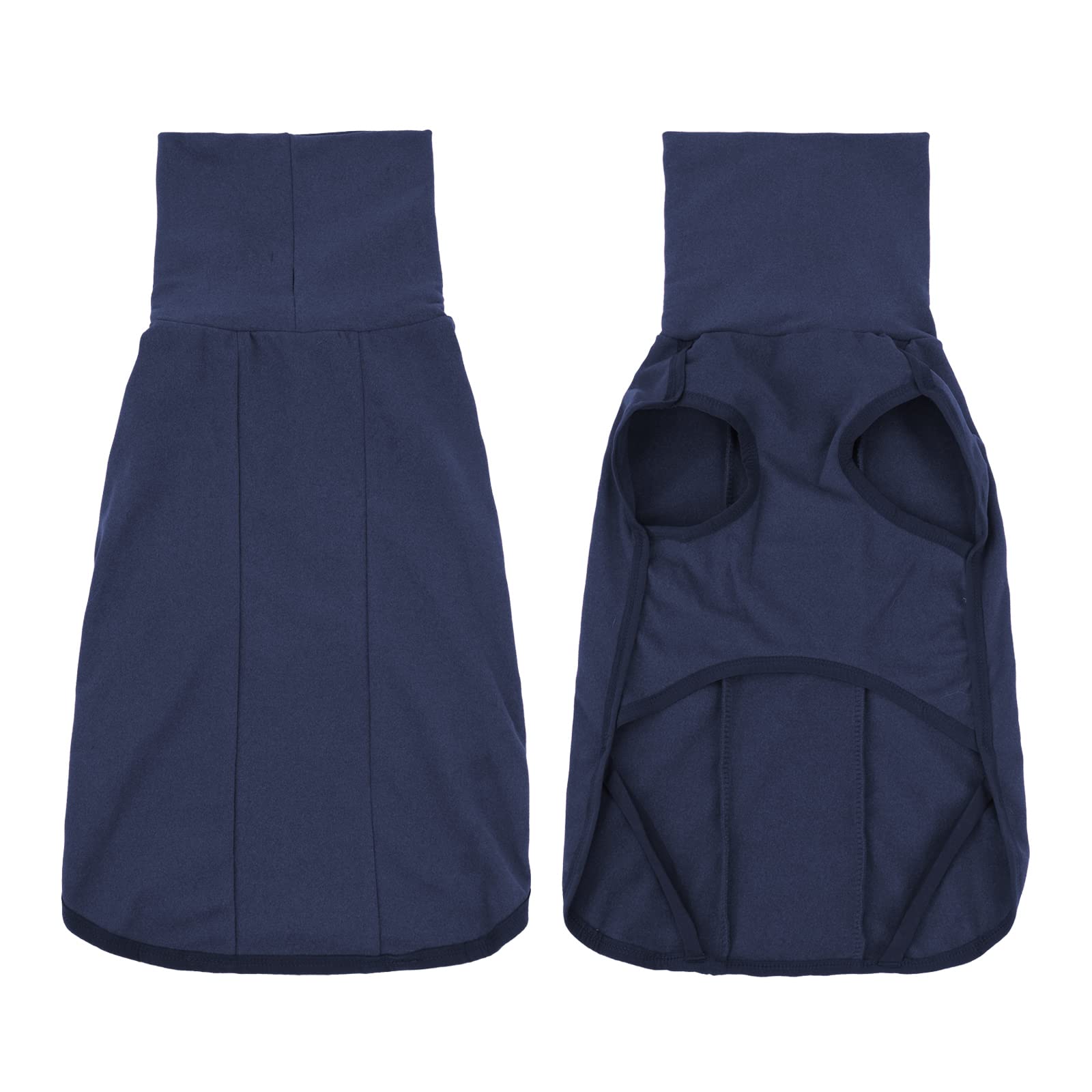Dog Sweater Pullover Cold Weather Vest For Dogs Dog Sweatshirt & Jacket For Indoor And Outdoor Use (Xx-Small, Navy Blue)