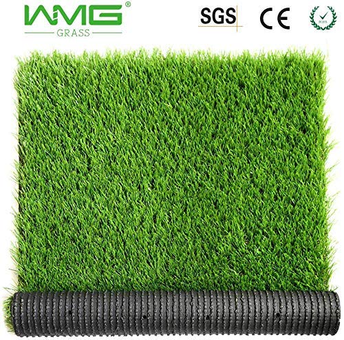 WMG GRASS Premium Artificial Grass Turf, 6.5' x 10' Drainage Mat for Dogs & Pets - Realistic Indoor/Outdoor Use (65 sq ft)