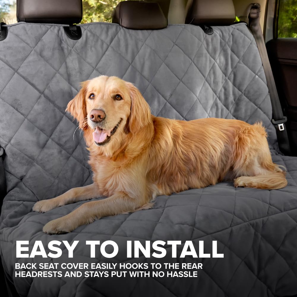 Orvis Grip-Tight Quilted Microfiber Backseat Protector  X-Large  Gray X Large