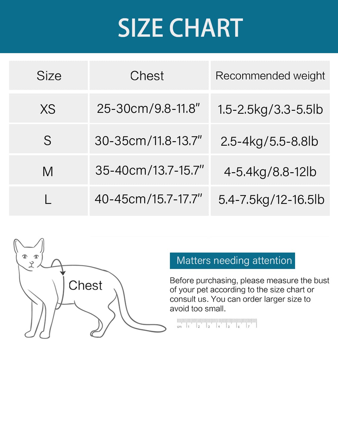 Heywean Cat Harness And Leash - Ultra Light Escape Proof Kitten Collar Cat Walking Jacket With Running Cushioning Soft And Comfortable Suitable For Puppies Rabbits (L, Turquoise)