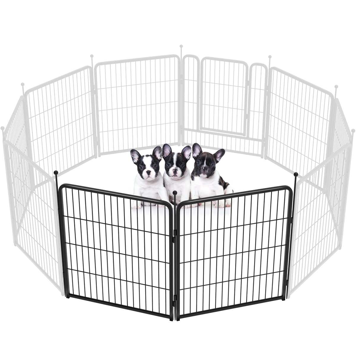 Fxw Rollick Dog Playpen For Yard, Rv Camping, 32 Inch 2 Panels For Small And Medium Dogs│Patented