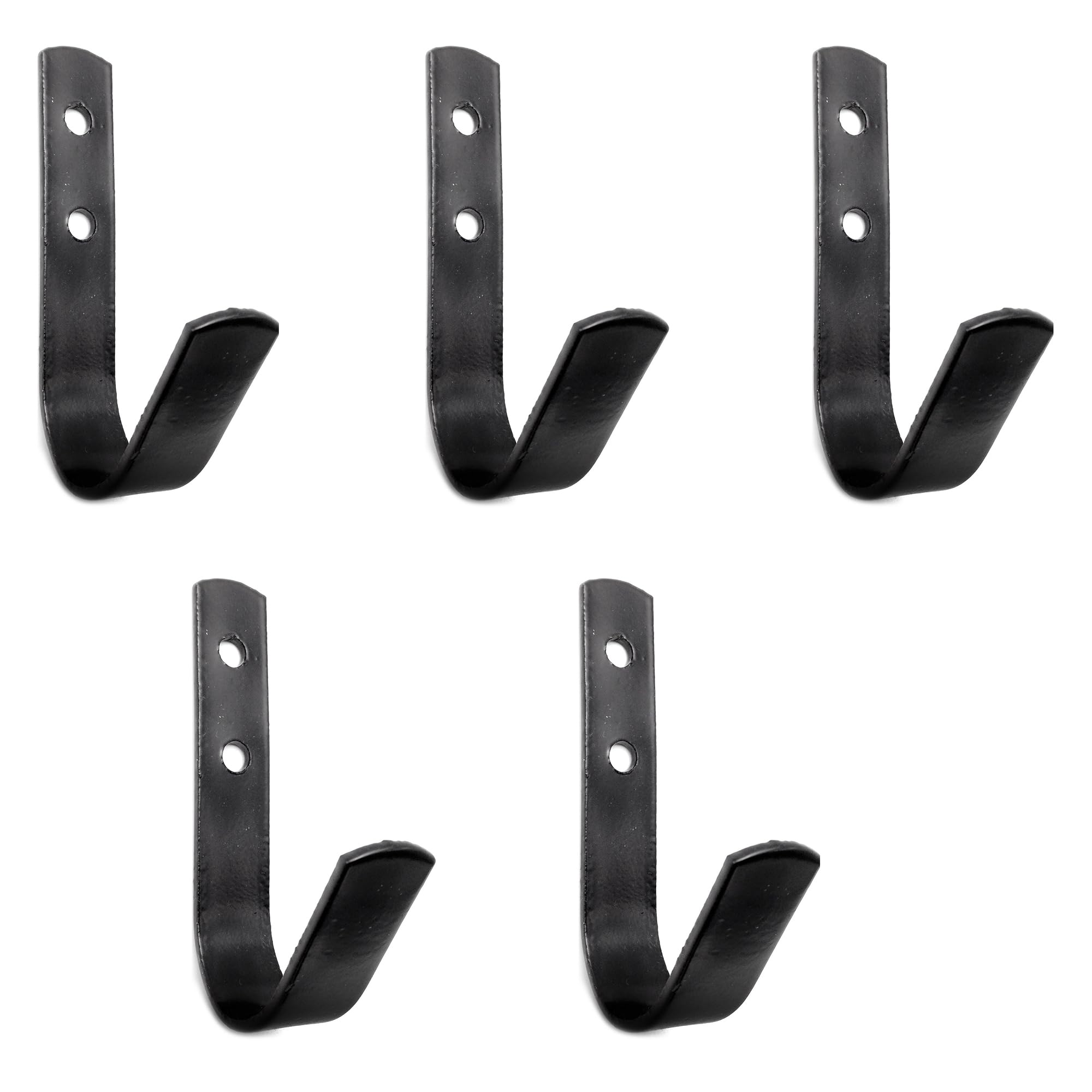 Wills Family Store Steel Horse Stable Bridle Hangers Tack Room Hooks Black 5 Pack