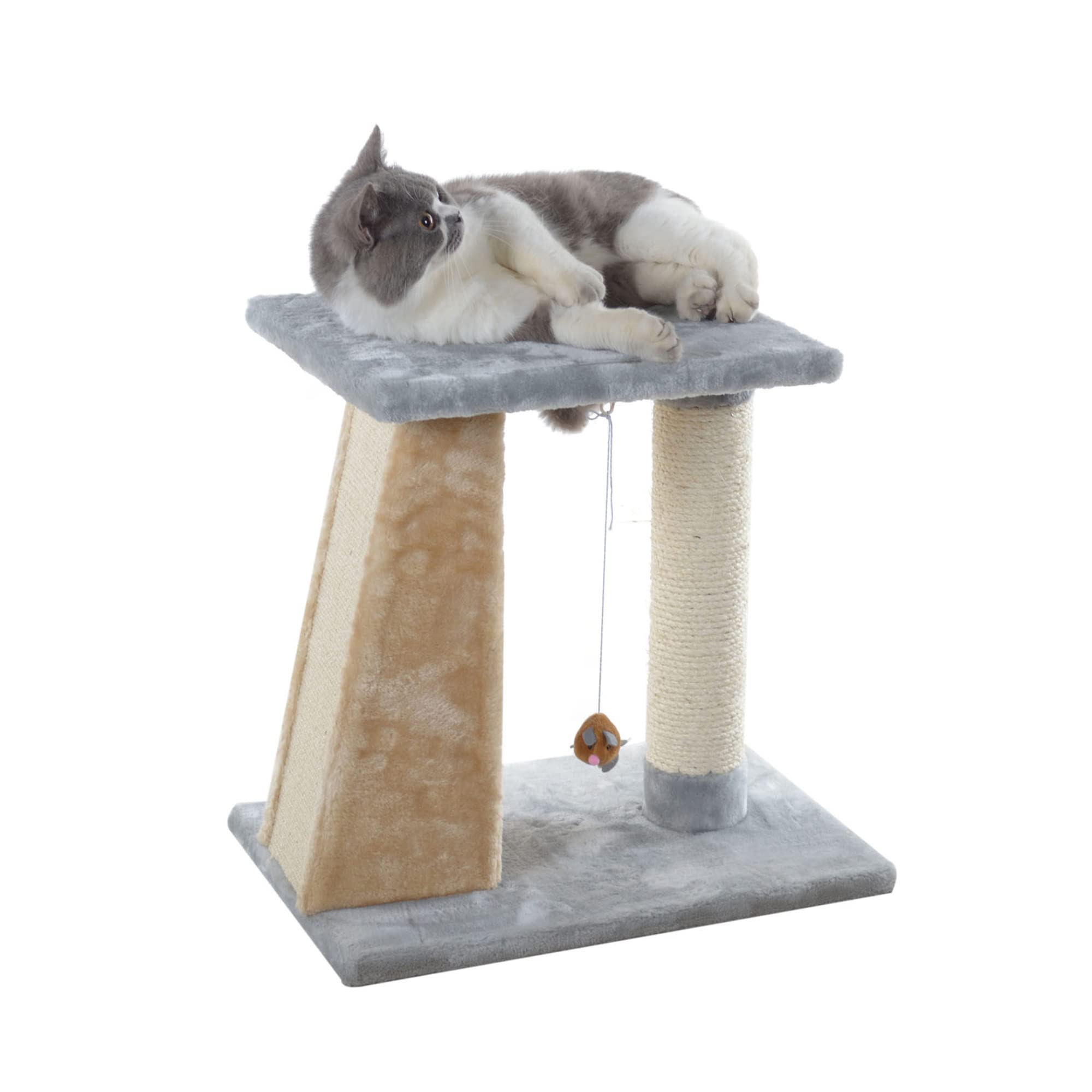 Aeromark Cat Scratcher,Silver Gray,20"(L) X14(W) X20(H),X2001