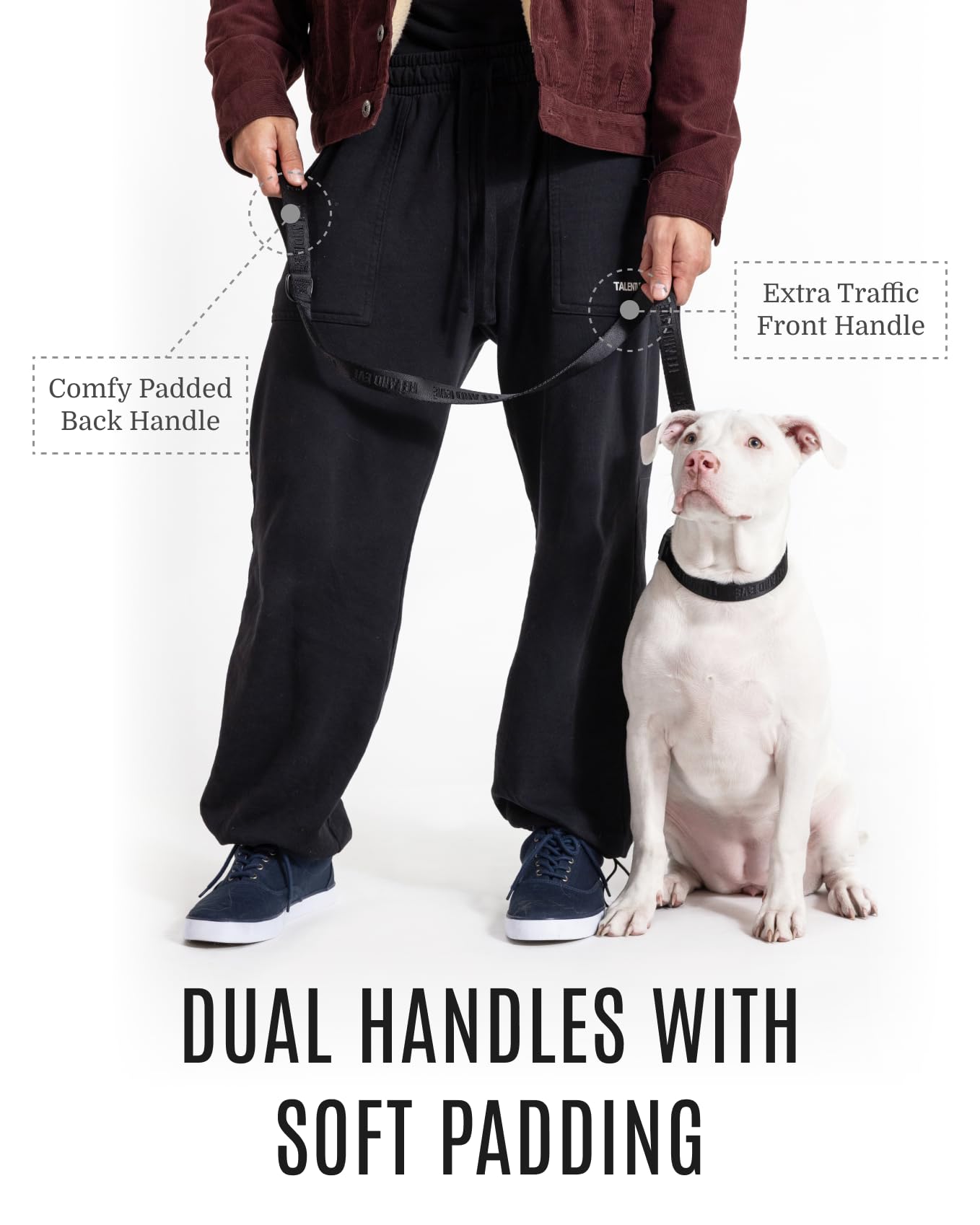 2025 New Edition, Fei & Eve Classic Dog Leash - 4FT - for Small/Medium/Large Dogs, Sable