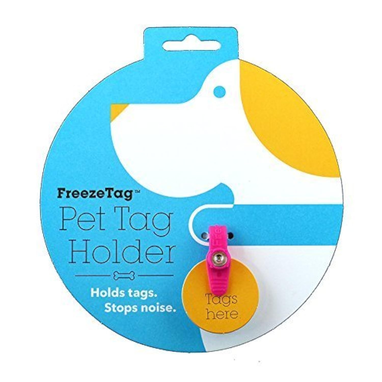 FreezeTag Dog Silencer and Connector, Pink