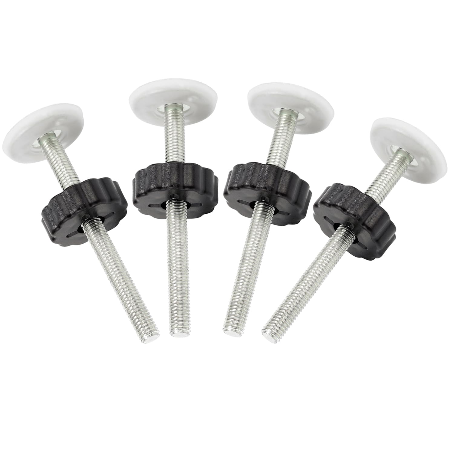 Pet Gates Spindle Rods 8Mm(M8) - Replacement Parts Threaded Screw Bolts Hardware Kit Wall Protector For Baby Pressure Mounted Safety Door & Pet Stair Gates (Black, M8 9Cmlong)