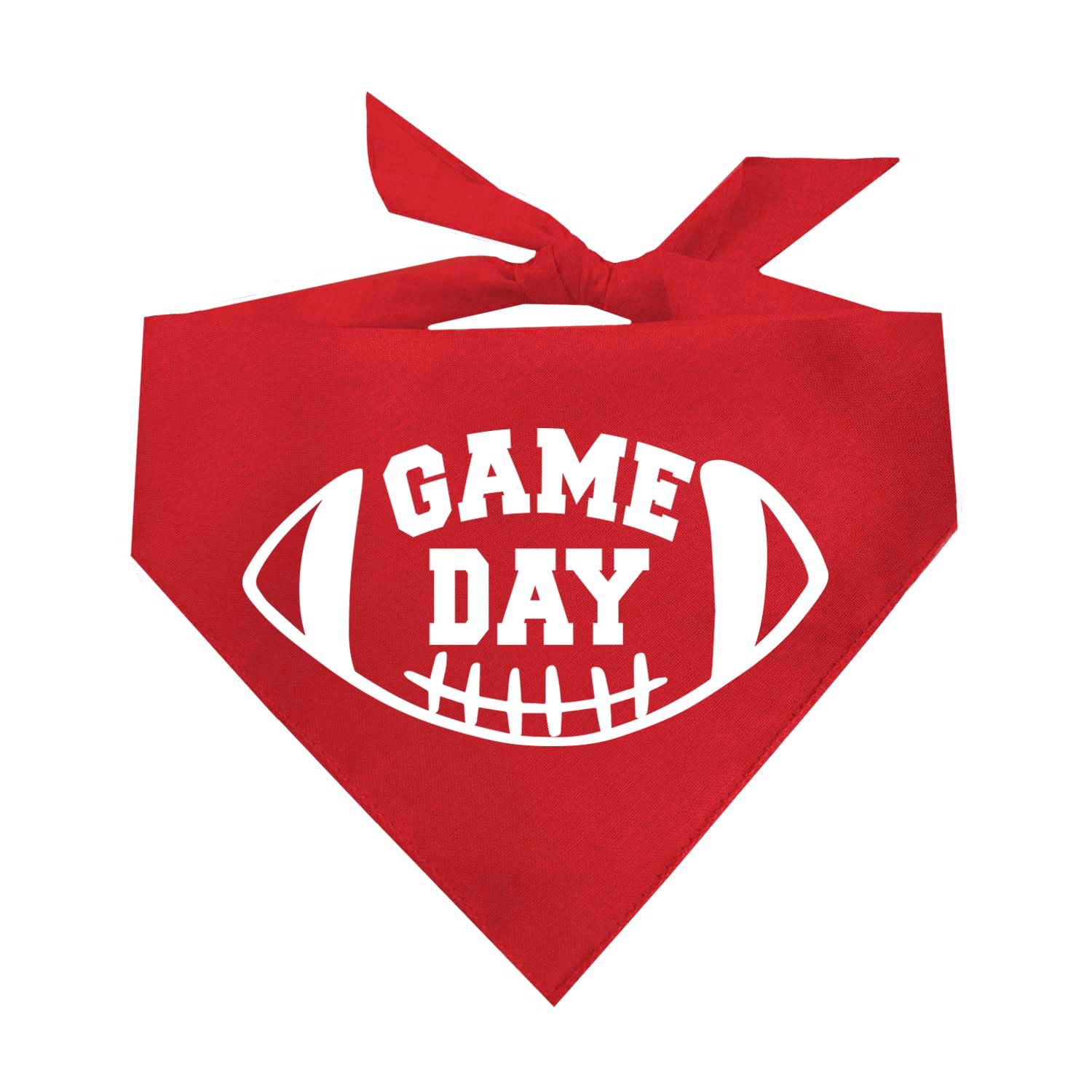 Game Day Football Dog Bandana (Red, Xs 323)