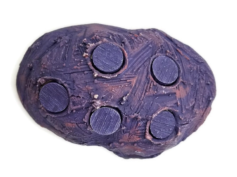 Oceans Wonders Coralline Purple Frag Hub 5.0 Coral Frag Plug Holder With 5 Plugs