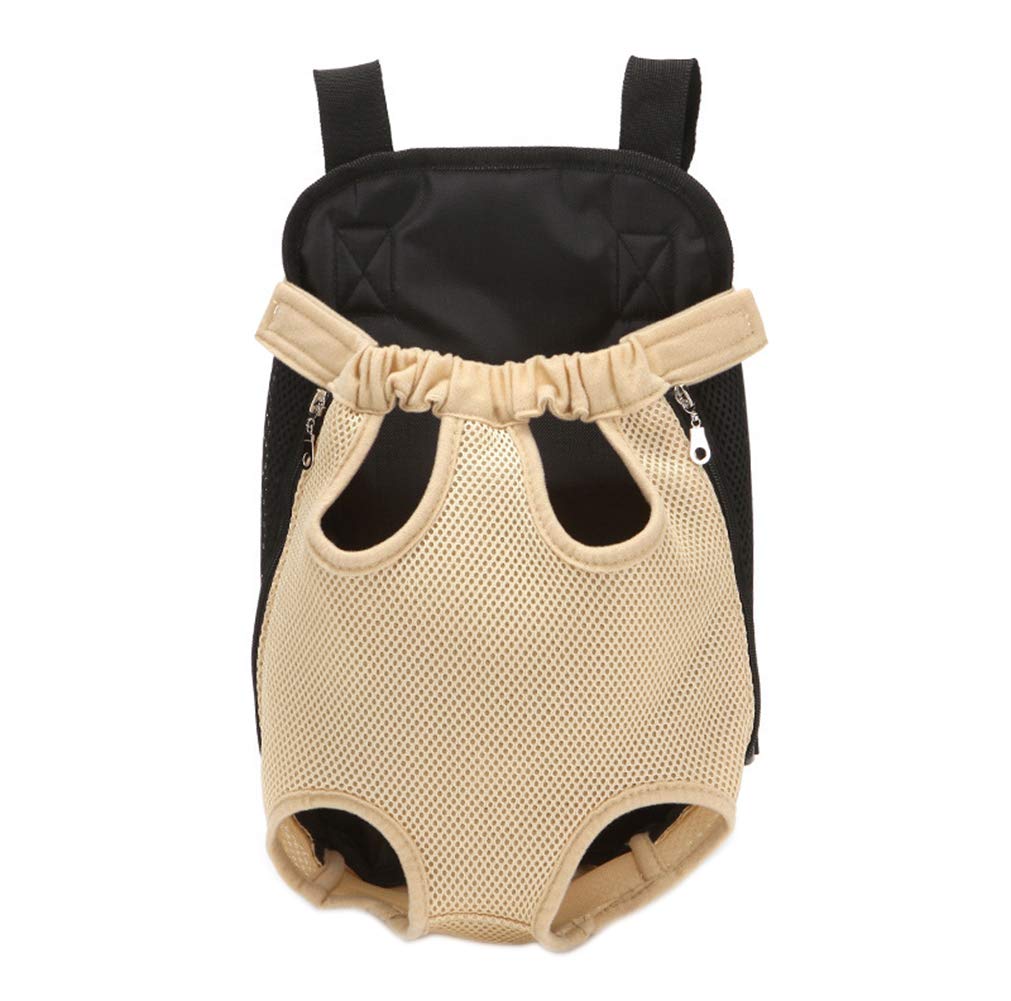 Tangpan Adjustable Shoulder Strap Pet Carrier Backpack Pet Frontpack Carrier Travel Bag Legs Out EasyFit for Traveling Hiking C