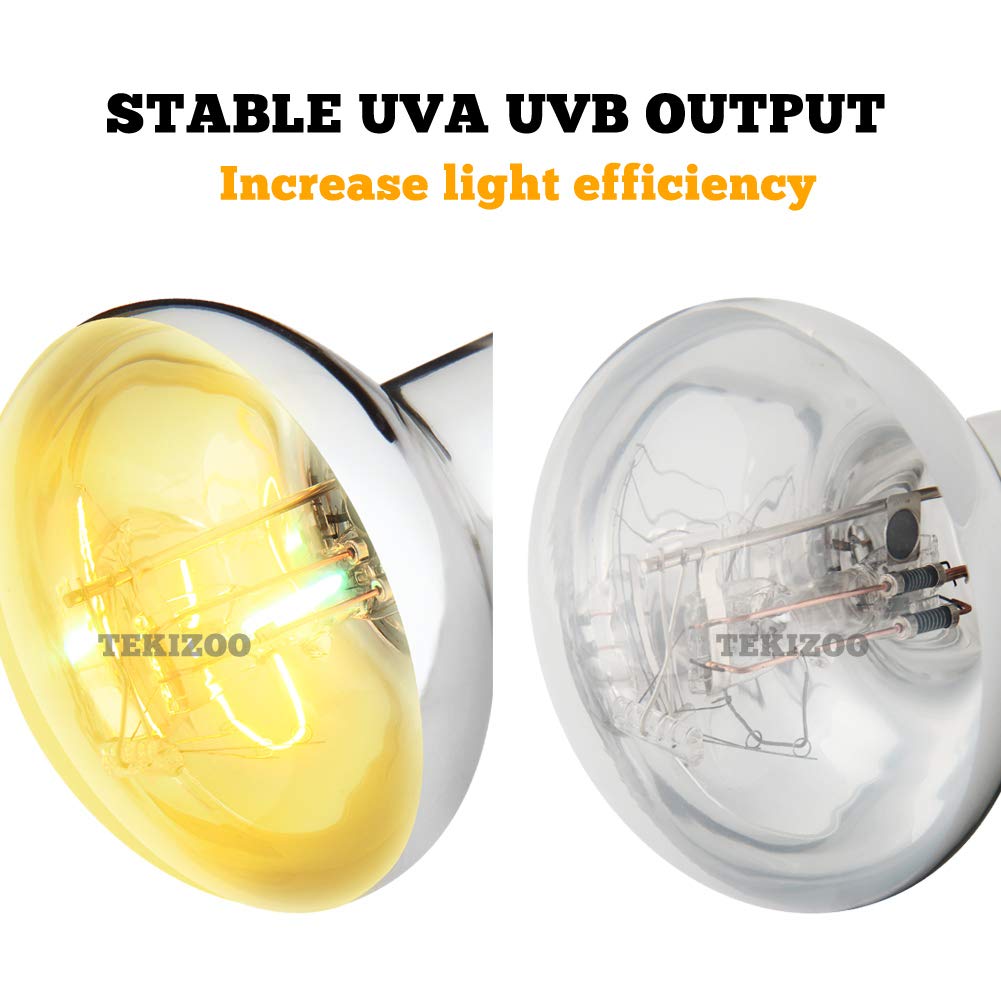 Tekizoo Uva Uvb Sun Lamp 160W High Intensity Self-Ballasted Heat Basking Lamp/Light/Bulb For Reptile And Amphibian