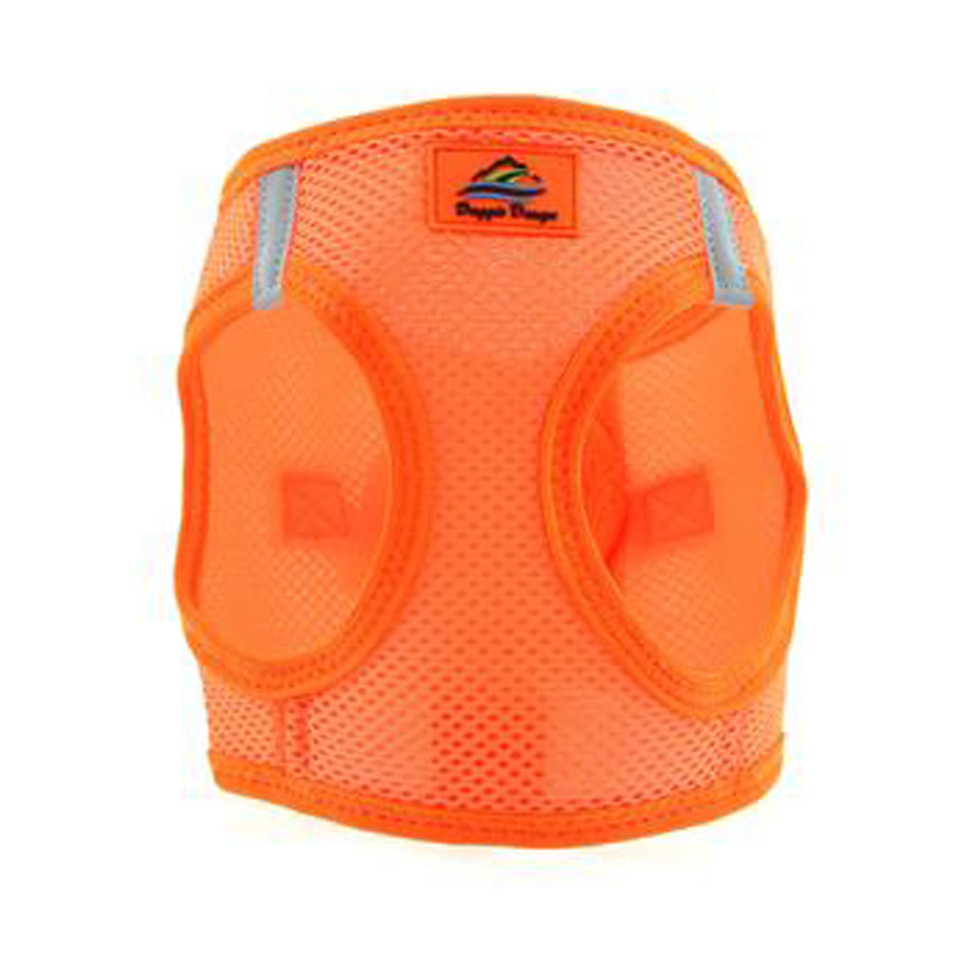 Doggie Design No Choke Dog Harness - Simple Step-In And Go Dog Vest For Small, Medium, And Large Breeds - Breathable Mesh Polyester Pet Harness - Hunter Orange - S