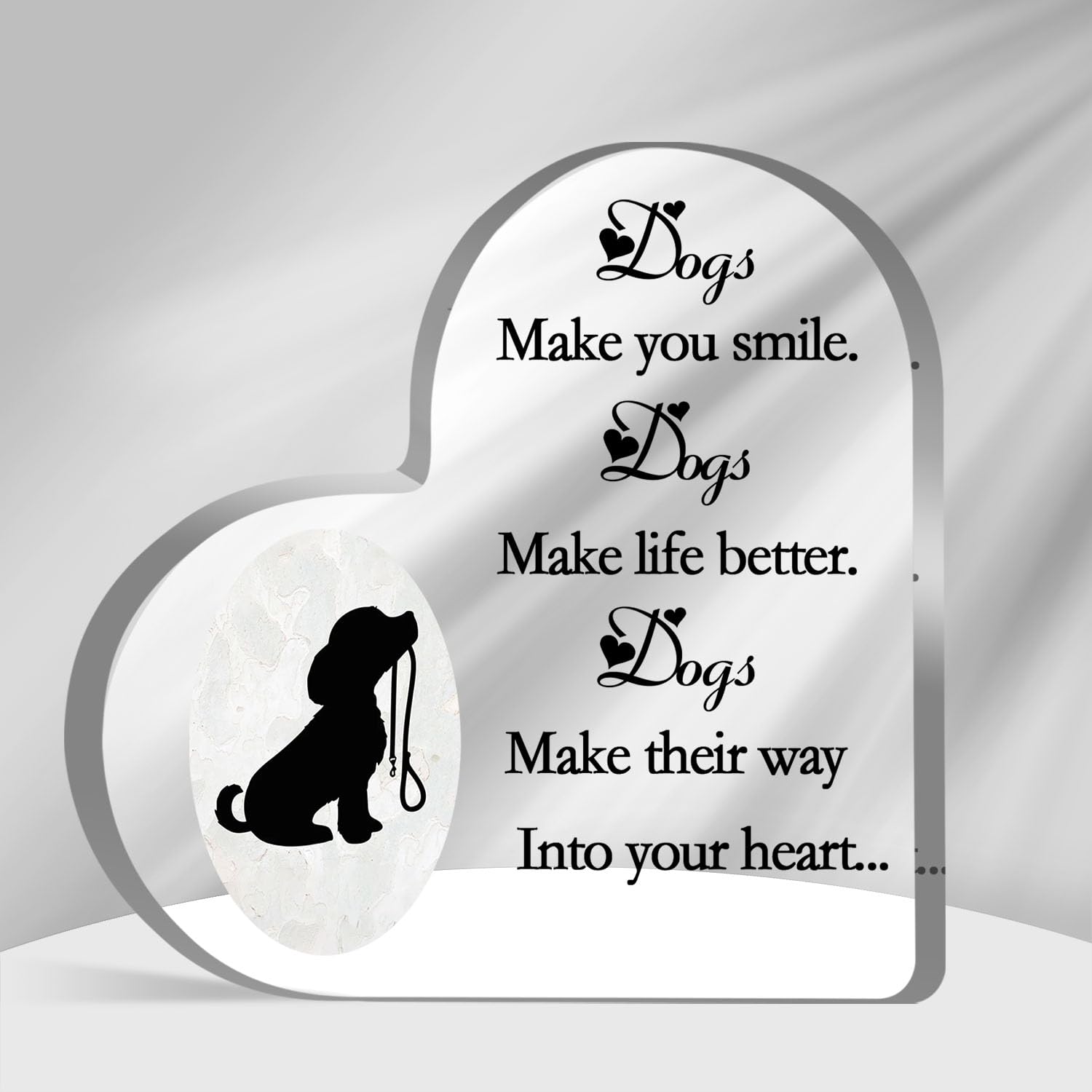 Dog Memorial Gifts for Loss of Dog, Pet Memorial Acrylic Rainbow Bridge Decorations Condolences Gifts for Pet Loss Remembrance K