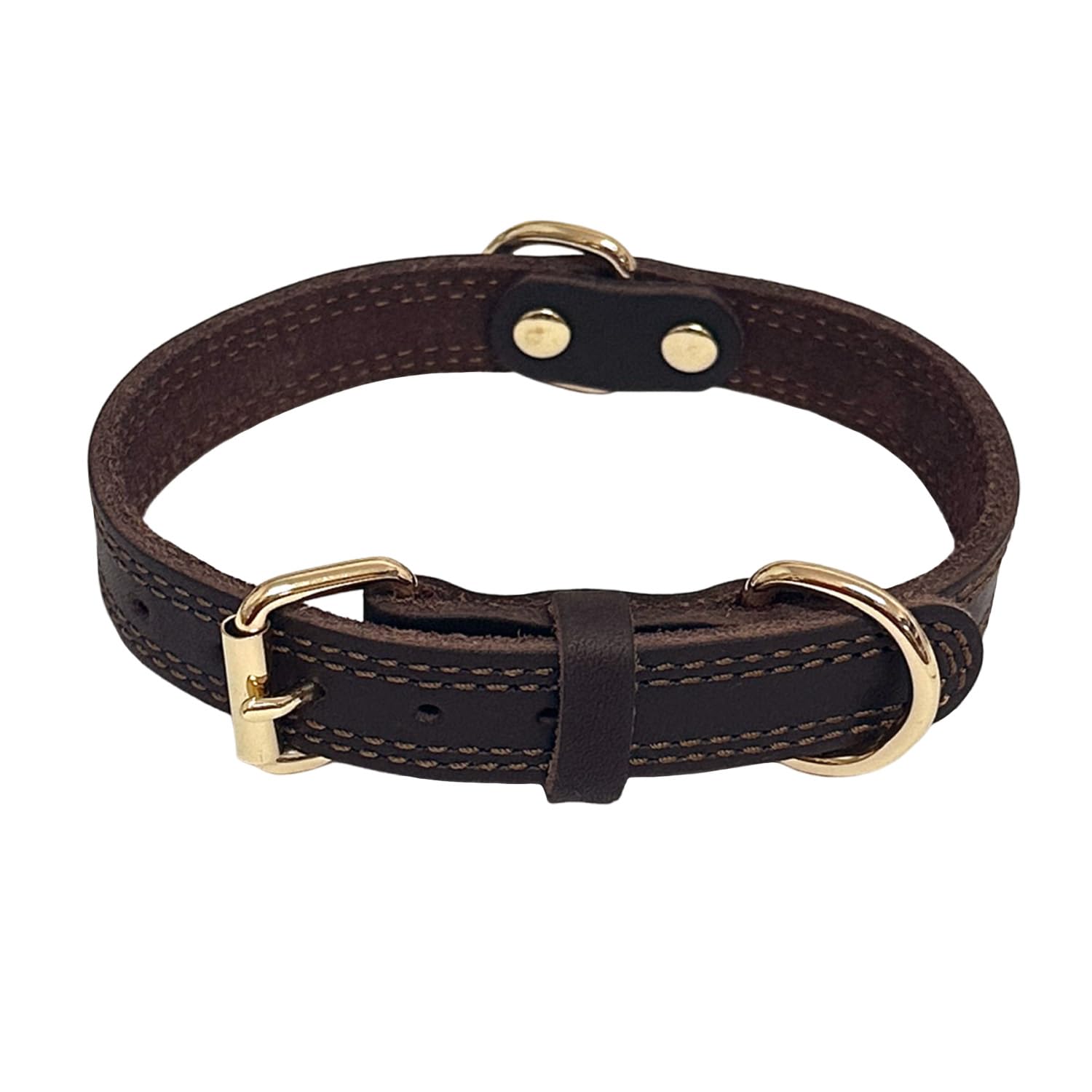 Lwbmg Leather Dog Collar,Heavy Duty Dog Collar,Leather Collar For Dogs,Soft And Strong Leather Adjustable Dog Collar For Small M