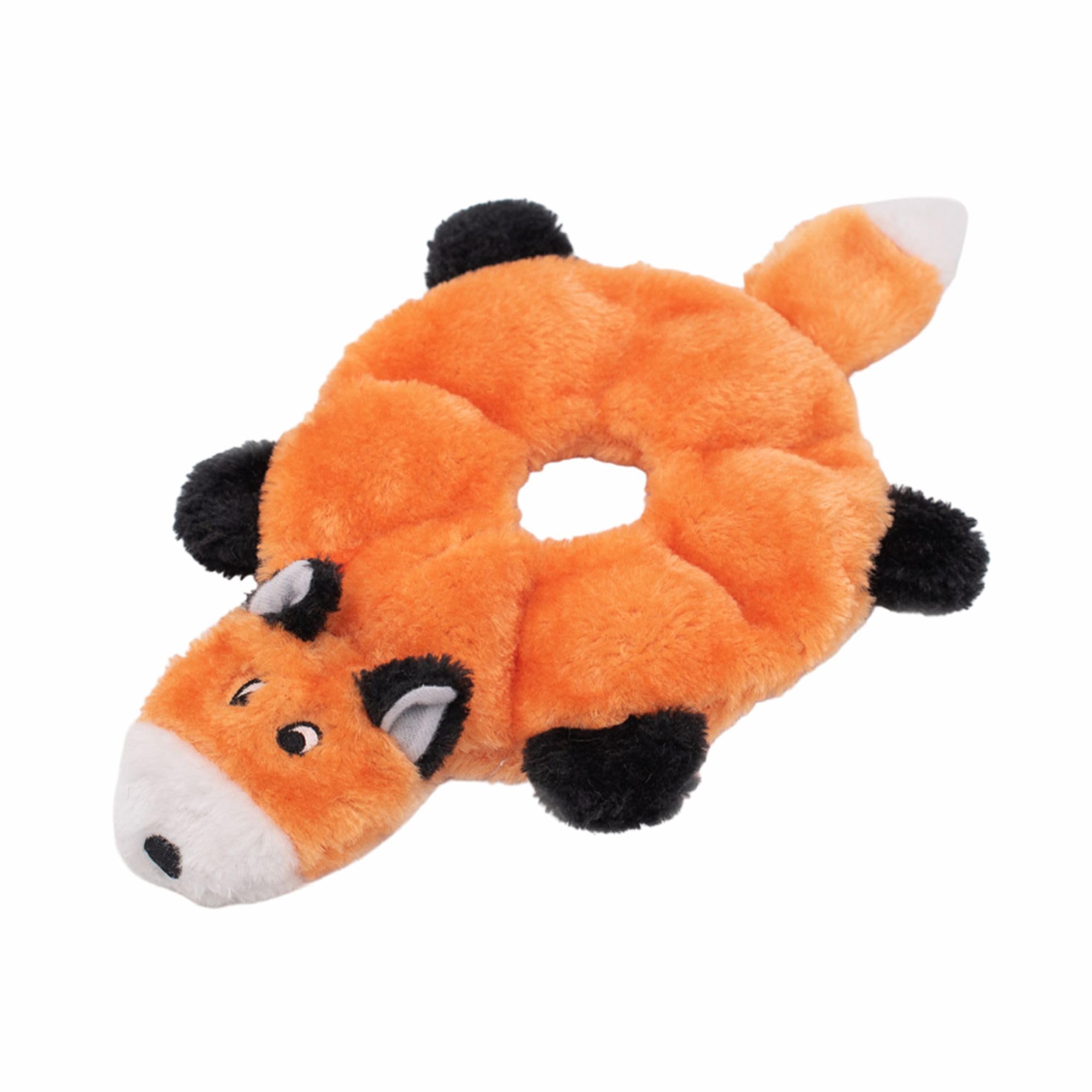 Barkbutler X Zippy Paws Loopy Fox Dog Toy  Plush & Squeaky Toys For Dogs, Dog Toys For Medium Dogs (020Kgs)  Orange